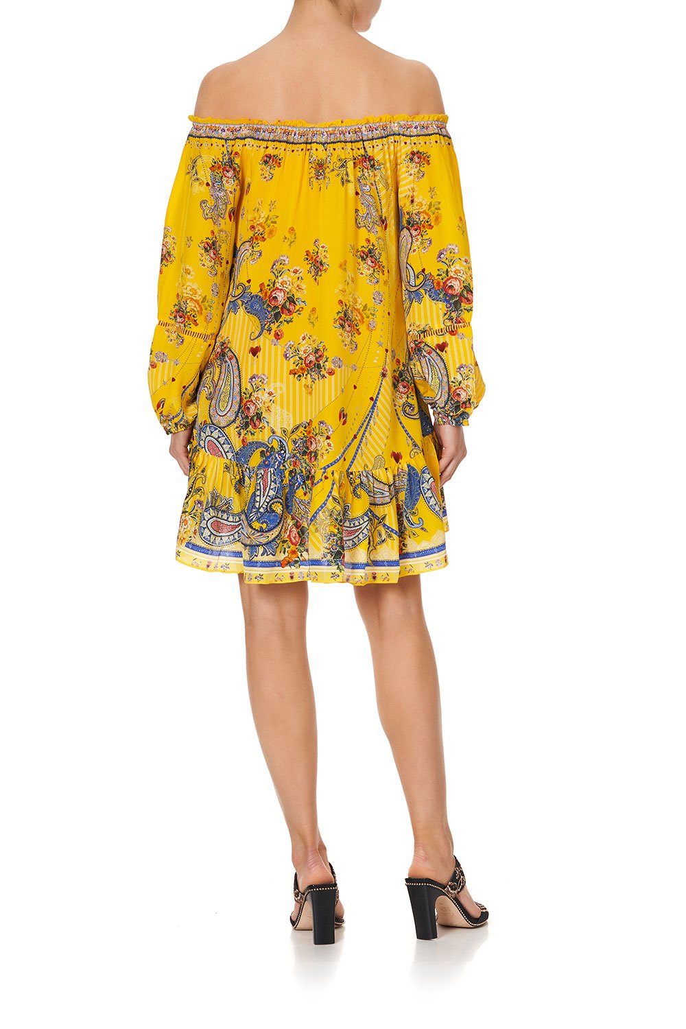 OFF SHOULDER DRESS WITH STRAPS OWN MUSE