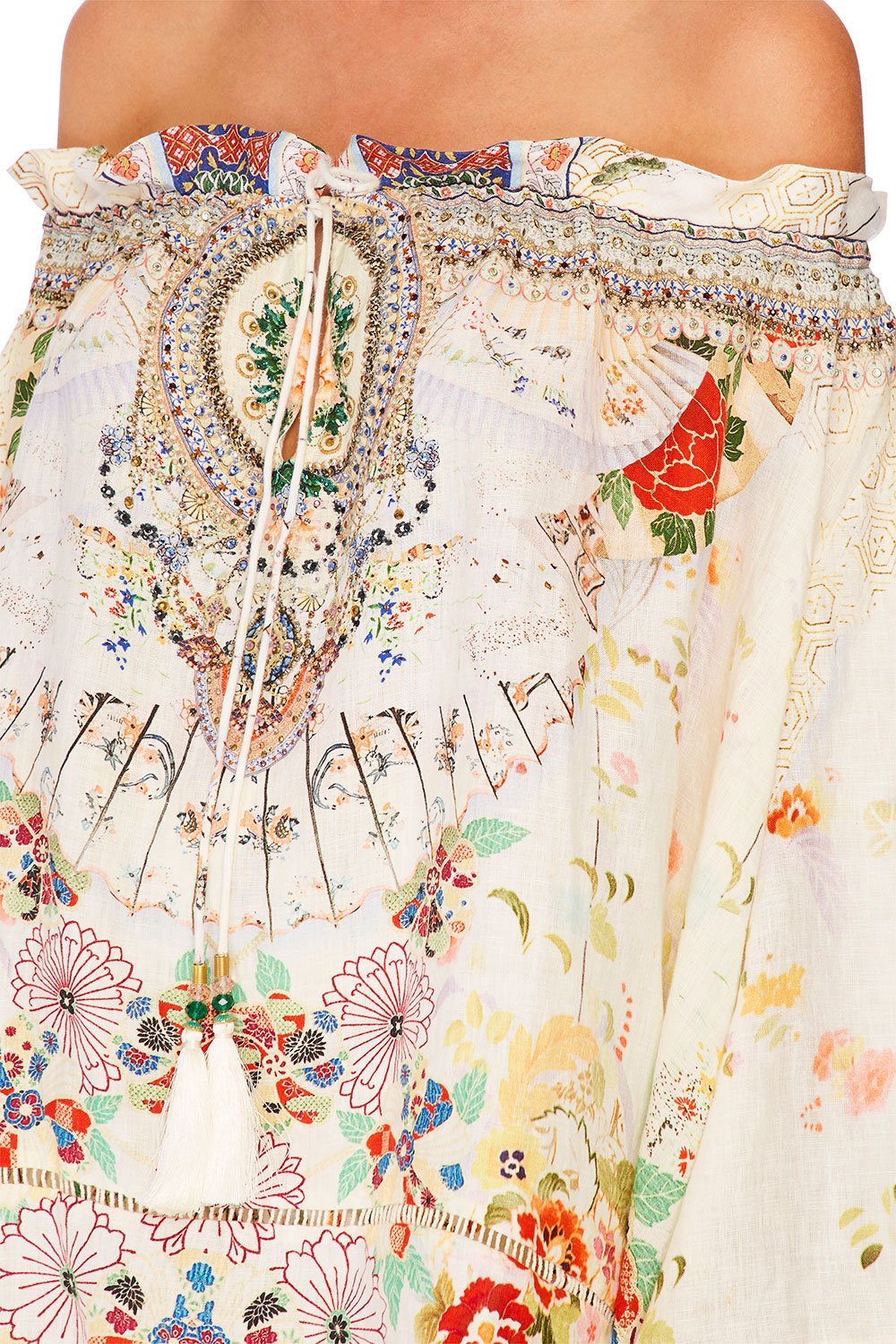 CAMILLA TIME AFTER TIME OFF THE SHOULDER BLOUSE