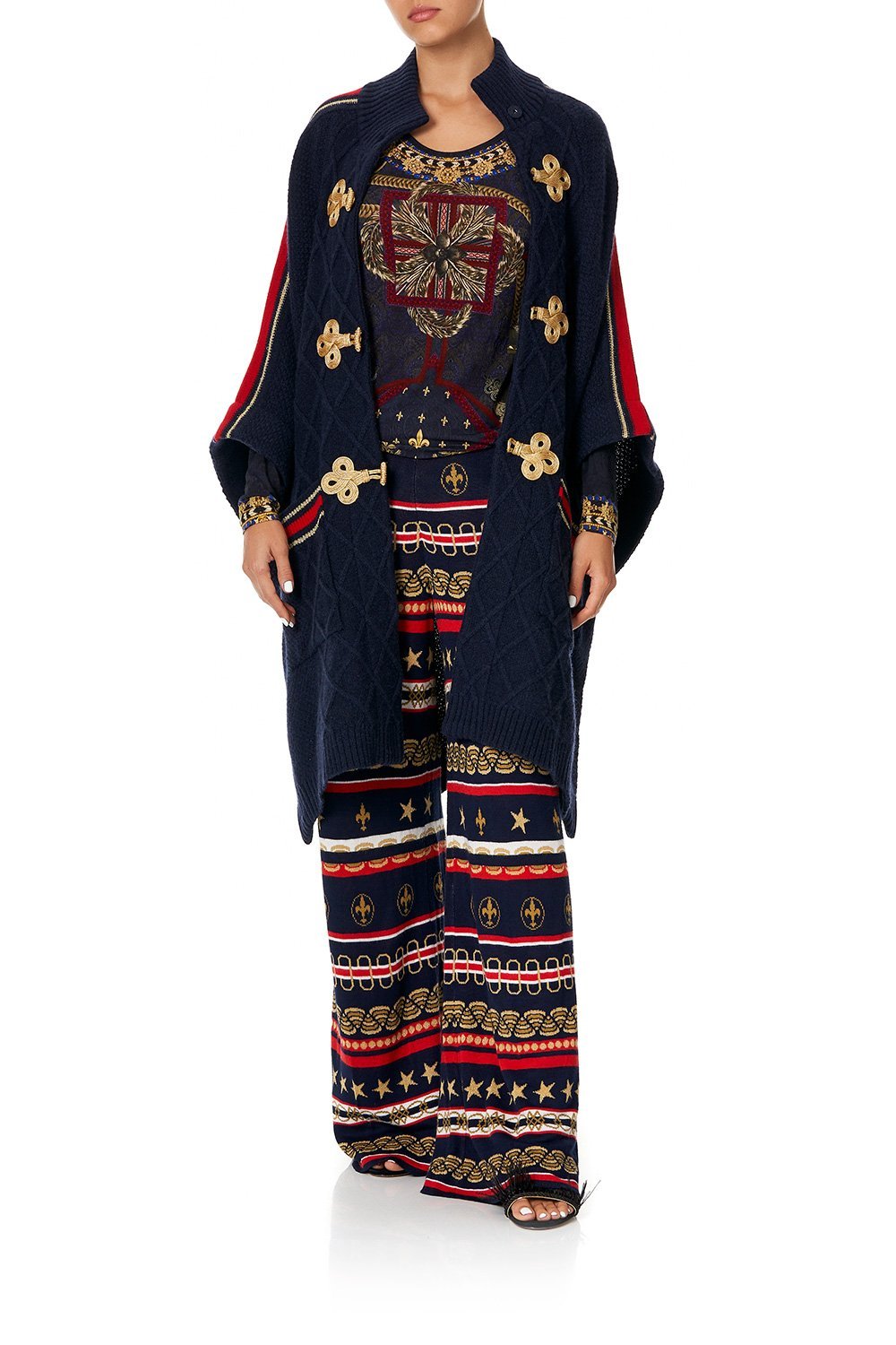 CAMILLA OVERSIZED CABLE KNIT COSTUME PARTY