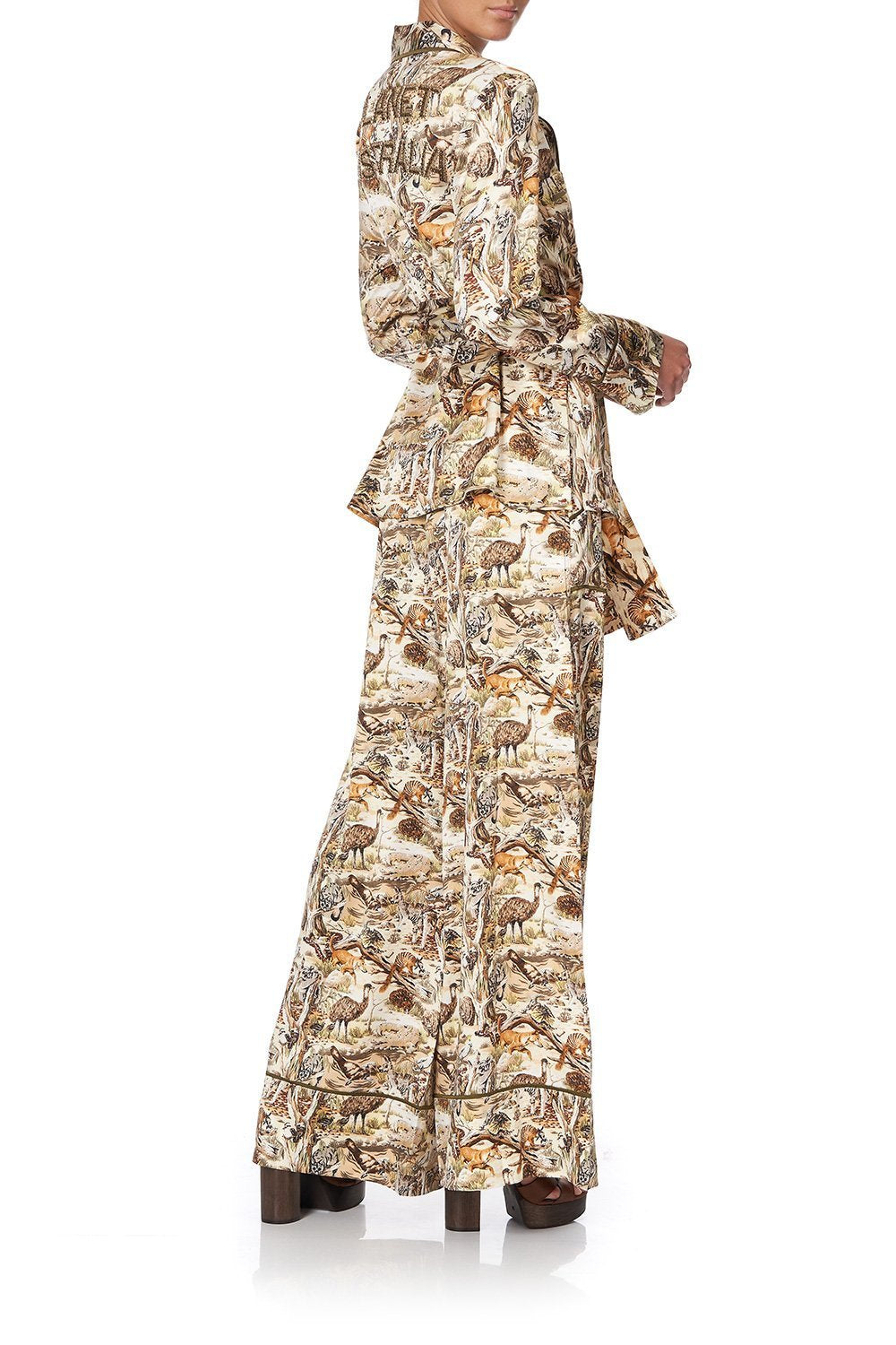 LOUNGE TROUSER WITH CUFFS BUSH DOOF