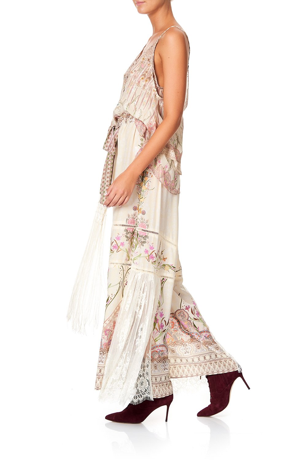 CAMILLA PANELLED PLEATED TROUSERS GOLDEN AGE