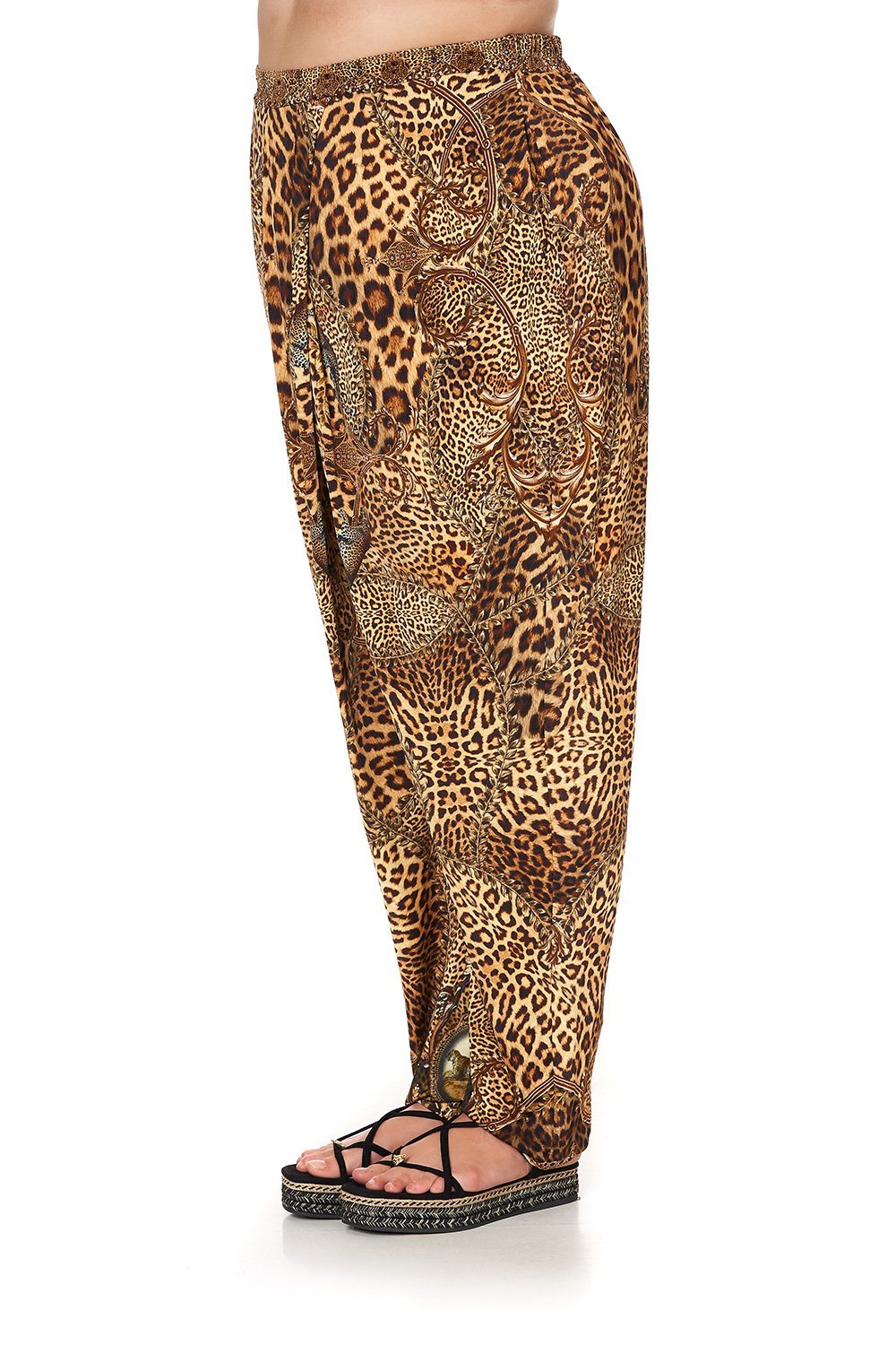 JERSEY DRAPE PANT WITH FRONT CROSSOVER DETAIL LADY LODGE