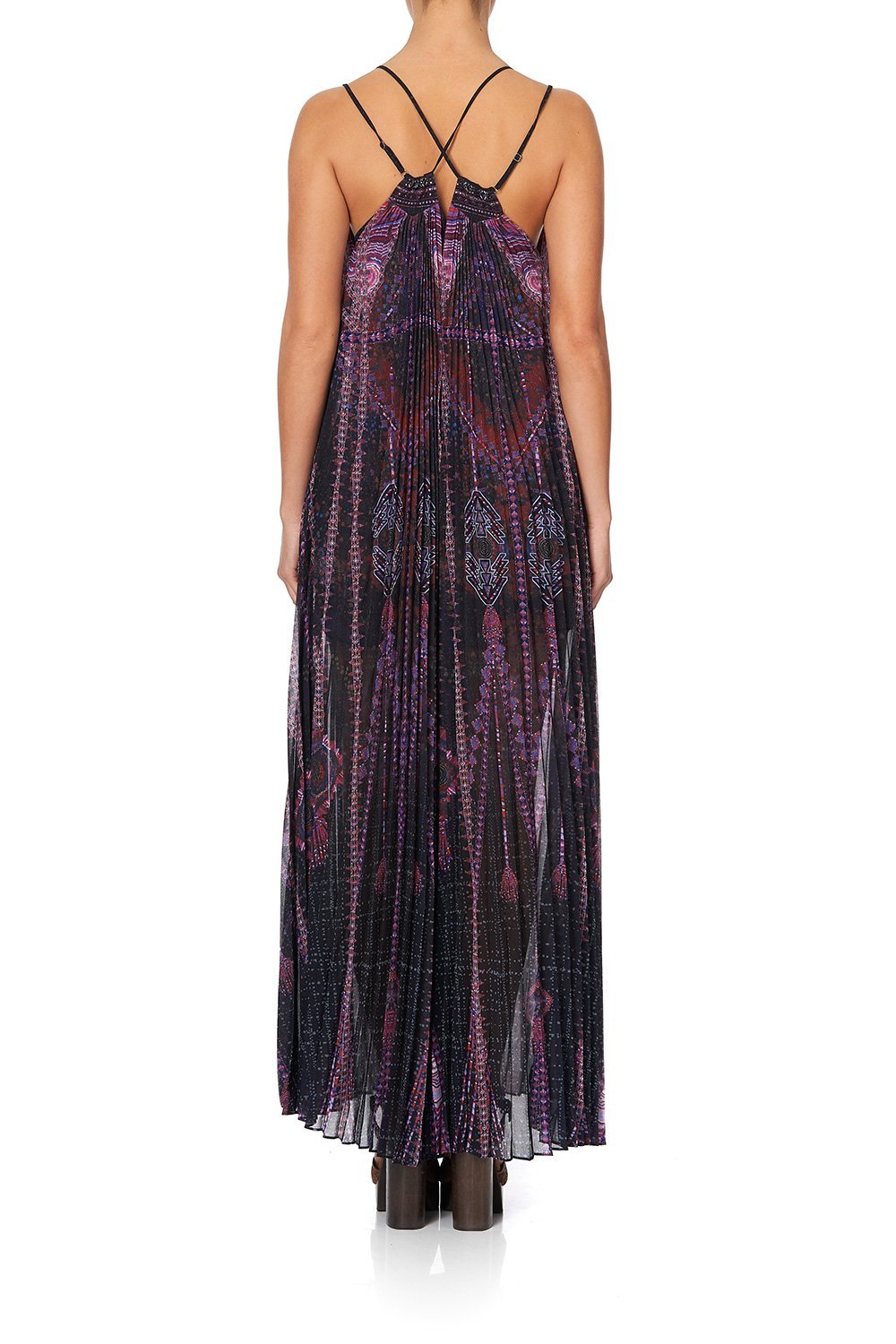 PLEATED JUMPSUIT WITH YOKE MINA MINA