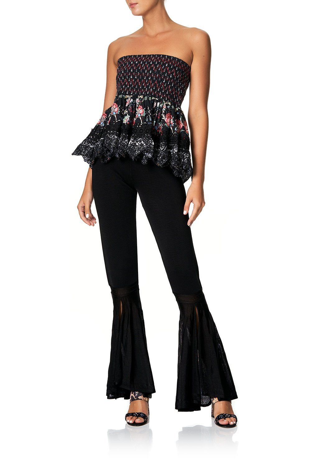 SHORT SHIRRED SKIRT HEUTE PROVINCIAL