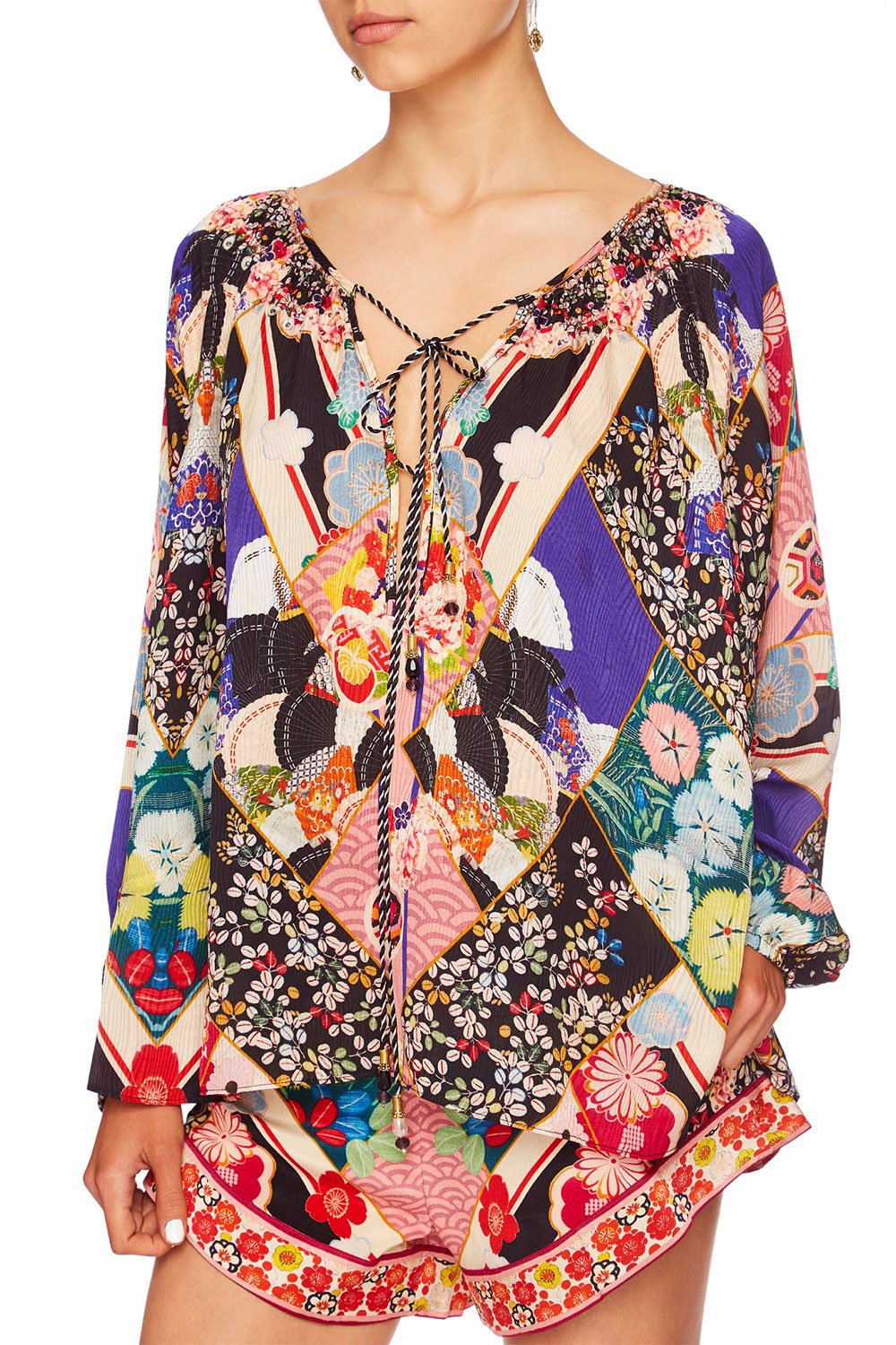 CAMILLA POSTCARDS FROM MARS BISHOP BLOUSE