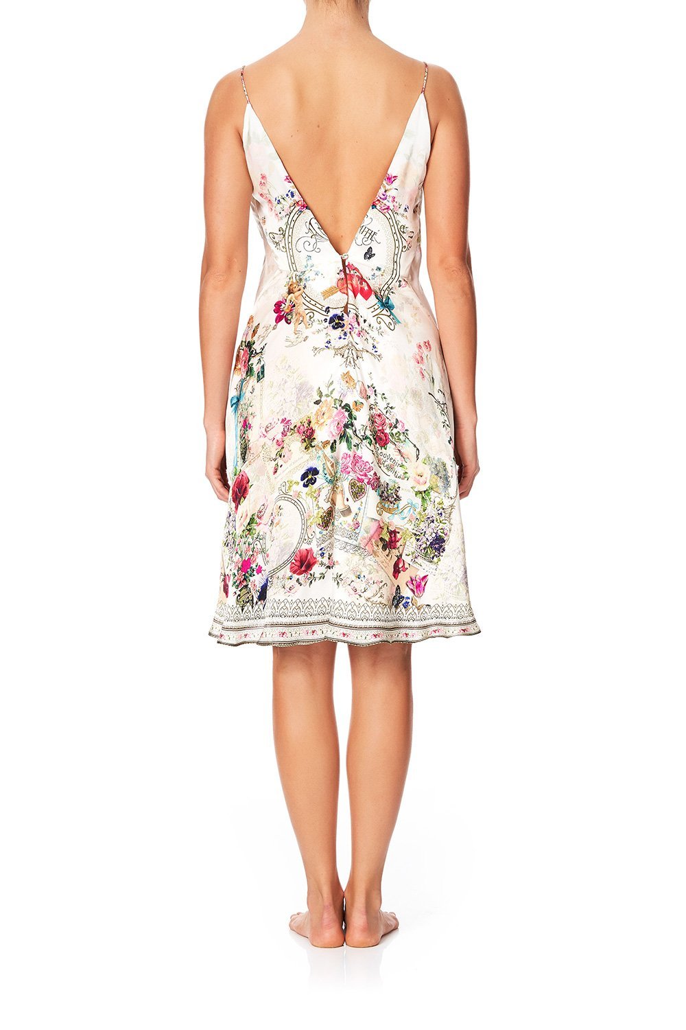 SLEEPWEAR SLIP DRESS JARDIN POSTCARDS