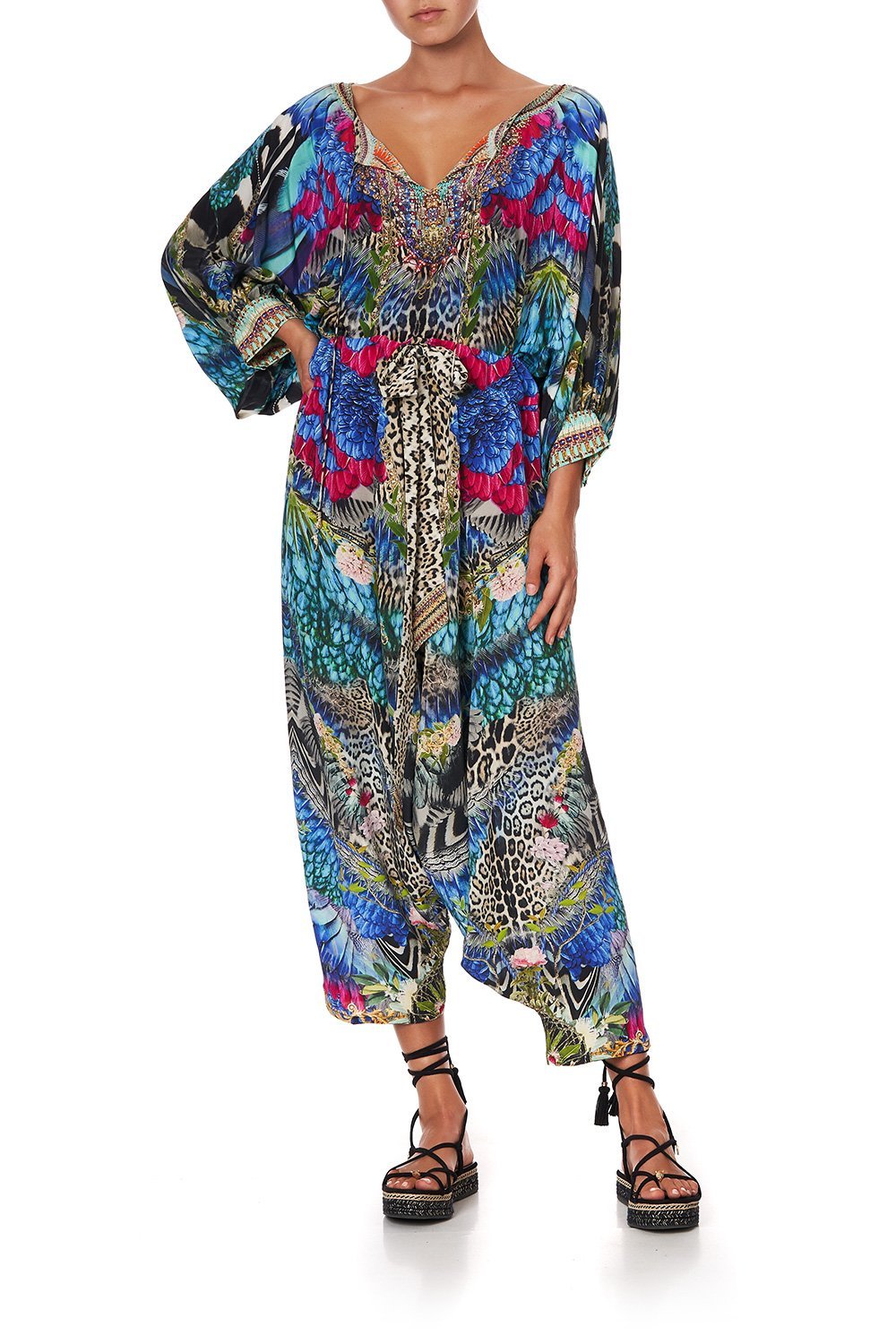 RAGLAN SLEEVE BLOUSE WITH CUFF CAFE NAIROBI