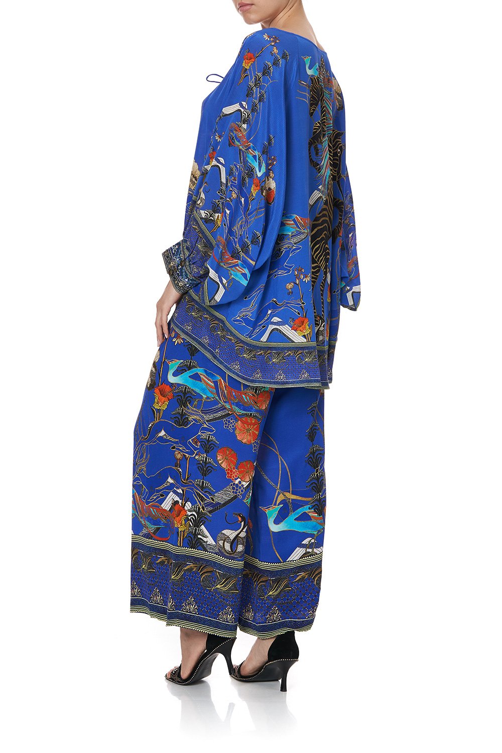 RAGLAN SLEEVE BLOUSE WITH CUFF TREE OF LIFE