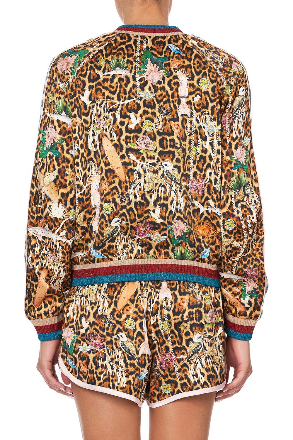 RAGLAN SLEEVE BOMBER JACKET FEUNA ELECTRO