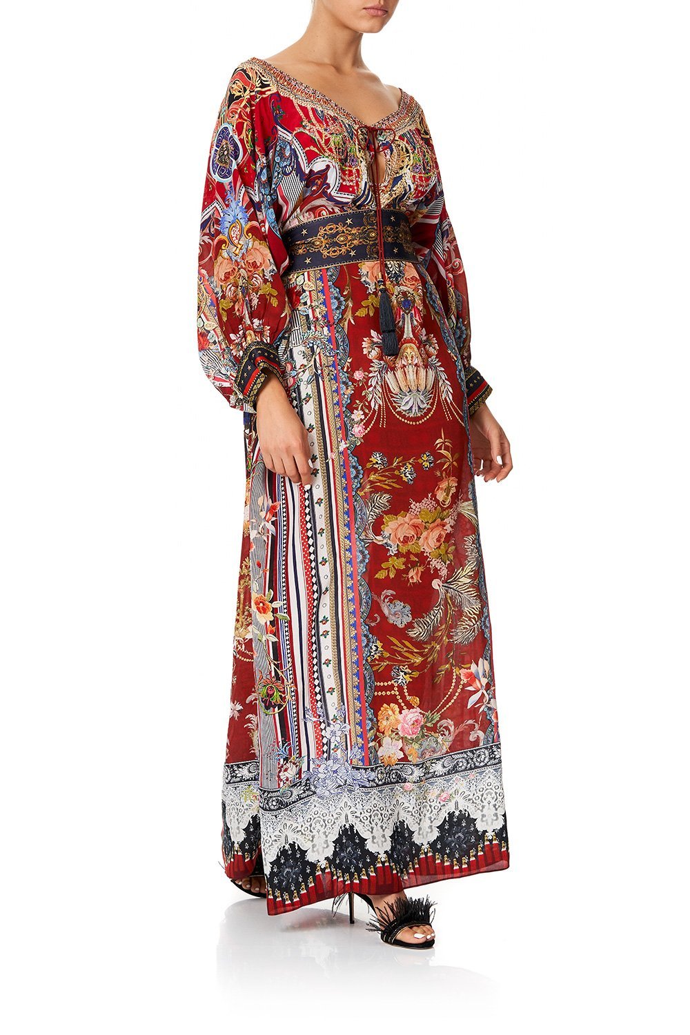 CAMILLA RAGLAN SLEEVE DRESS WITH CUFFS COSTUME PARTY