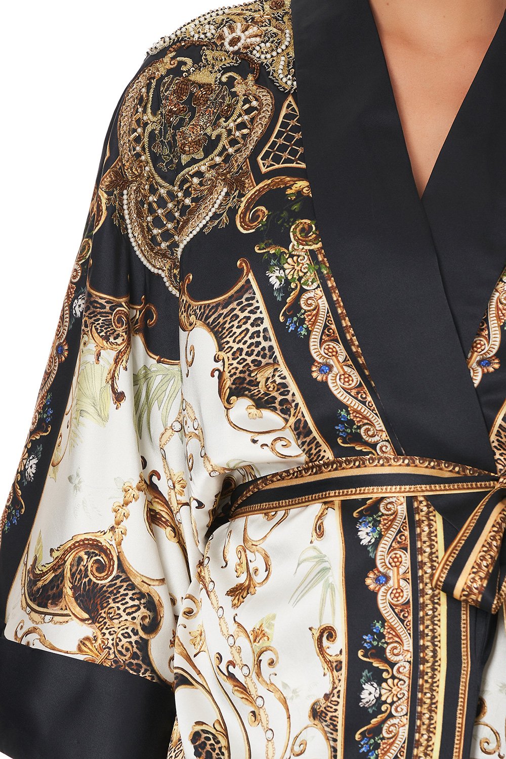 ROBE WITH NARROW COLLAR STUDIO 54