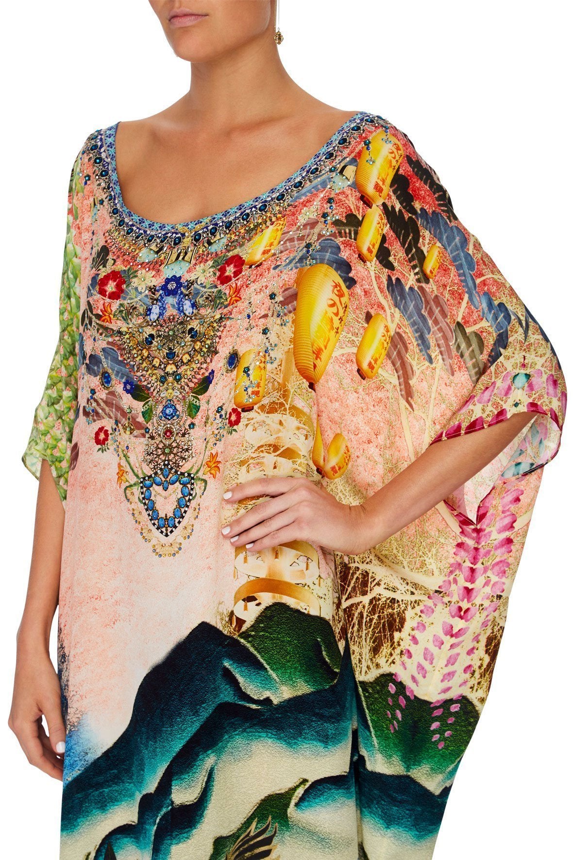 ROUND NECK KAFTAN CALM IN THE WILD