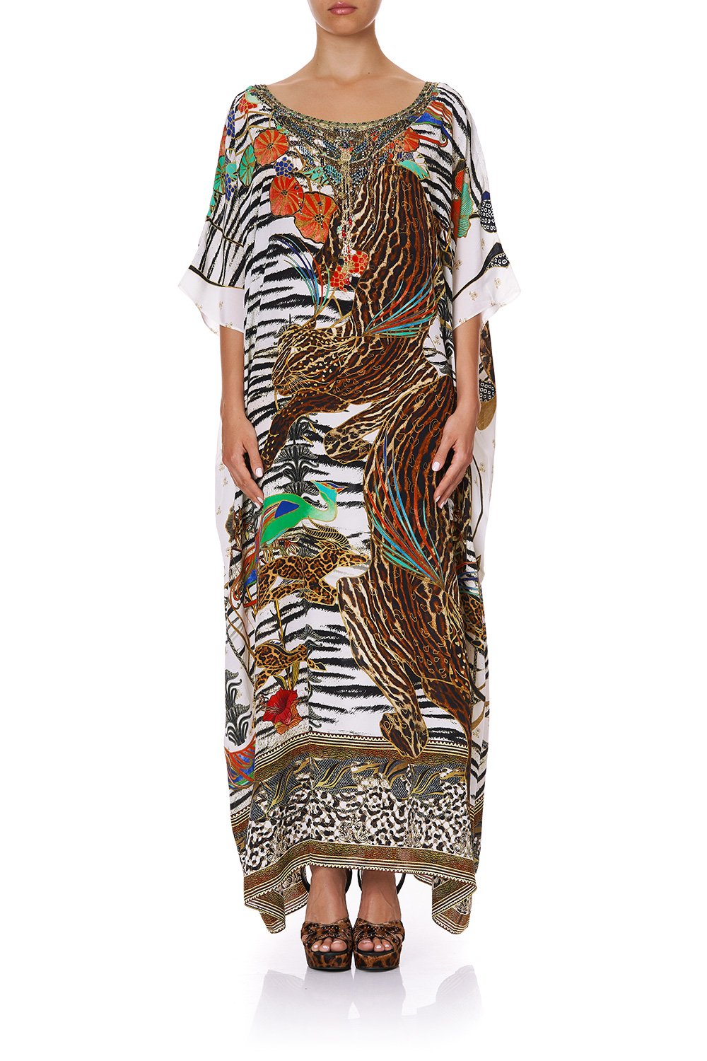 ROUND NECK KAFTAN COSMIC CONFLICT