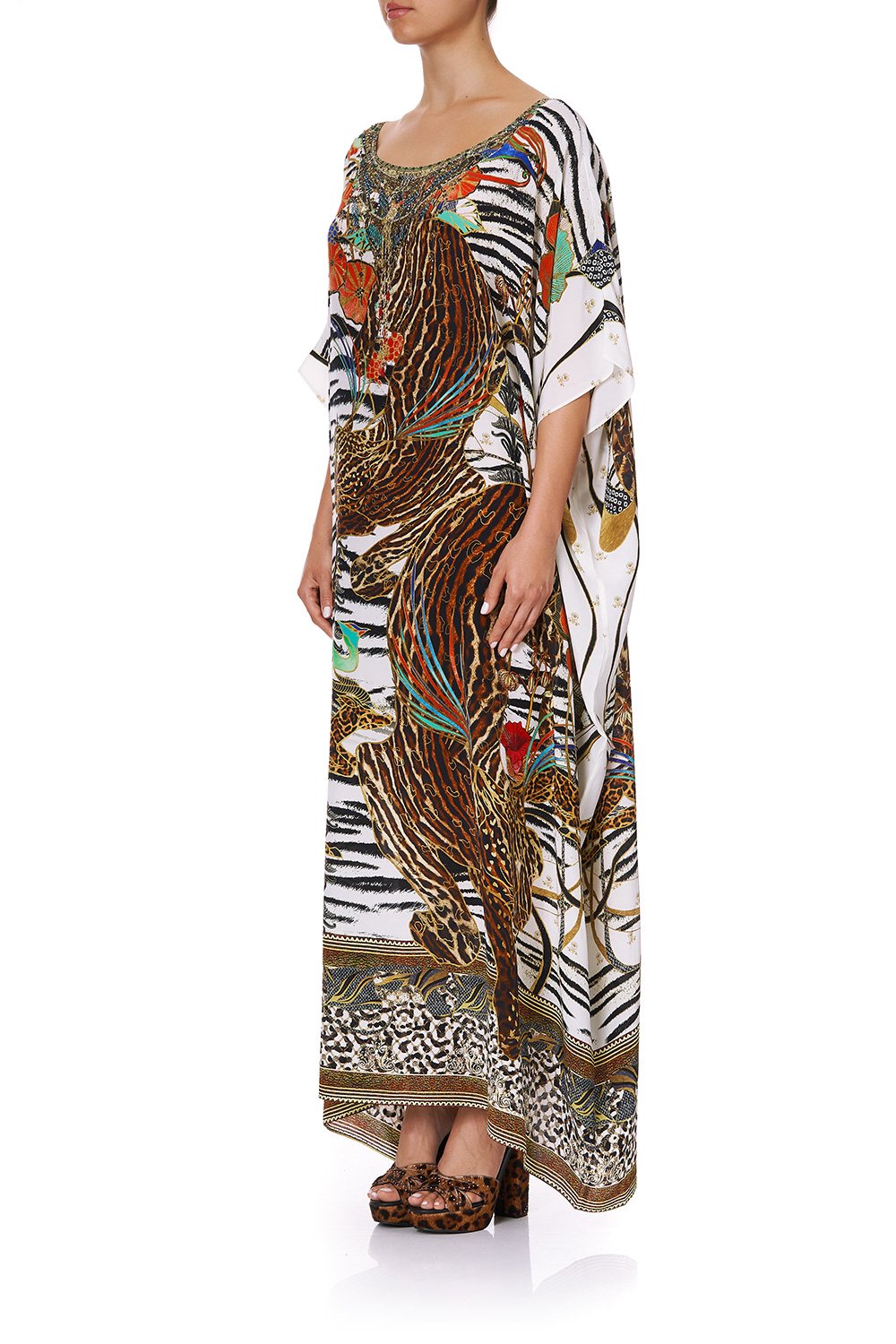 ROUND NECK KAFTAN COSMIC CONFLICT