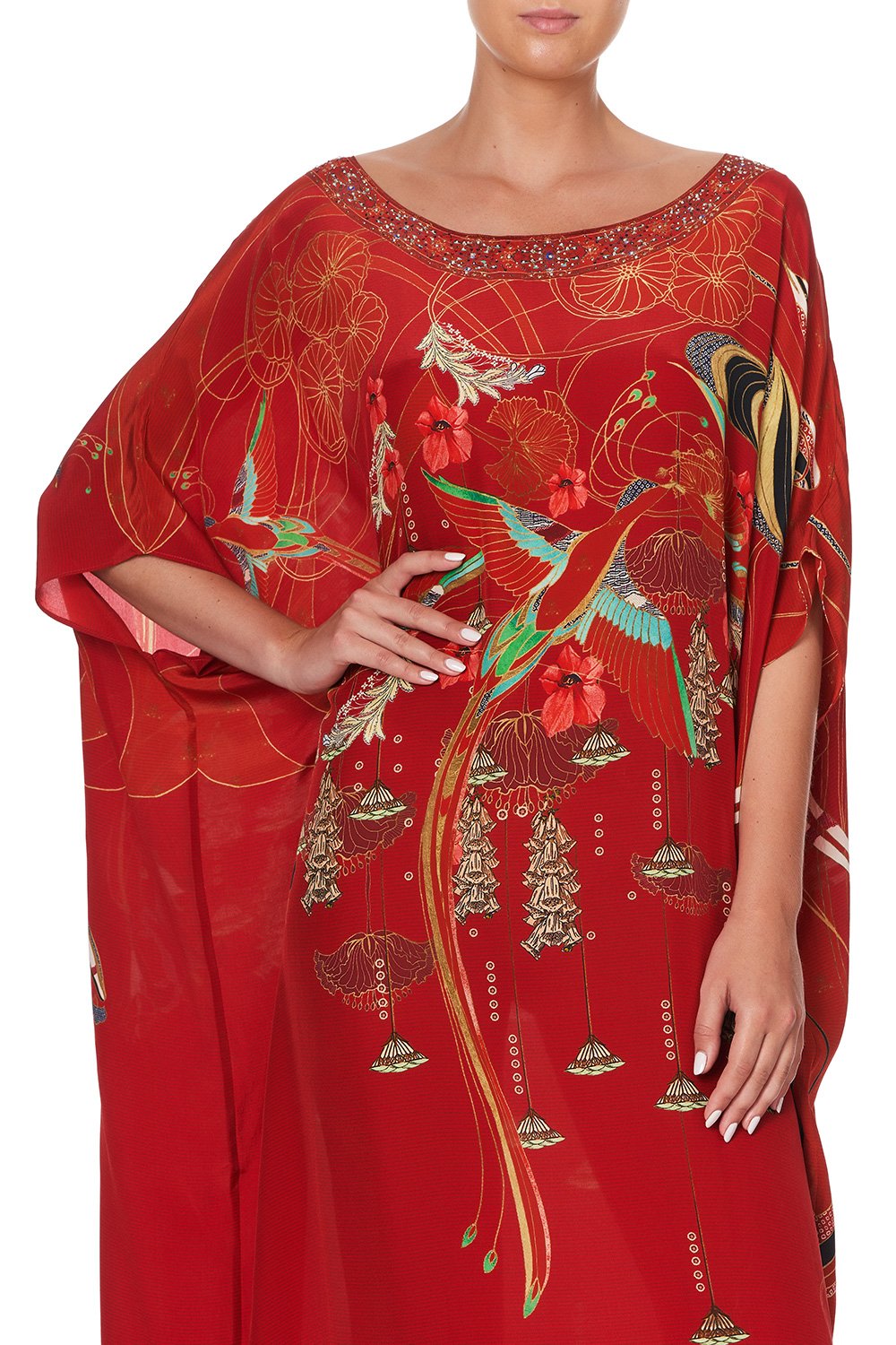 ROUND NECK KAFTAN FORBIDDEN FRUIT