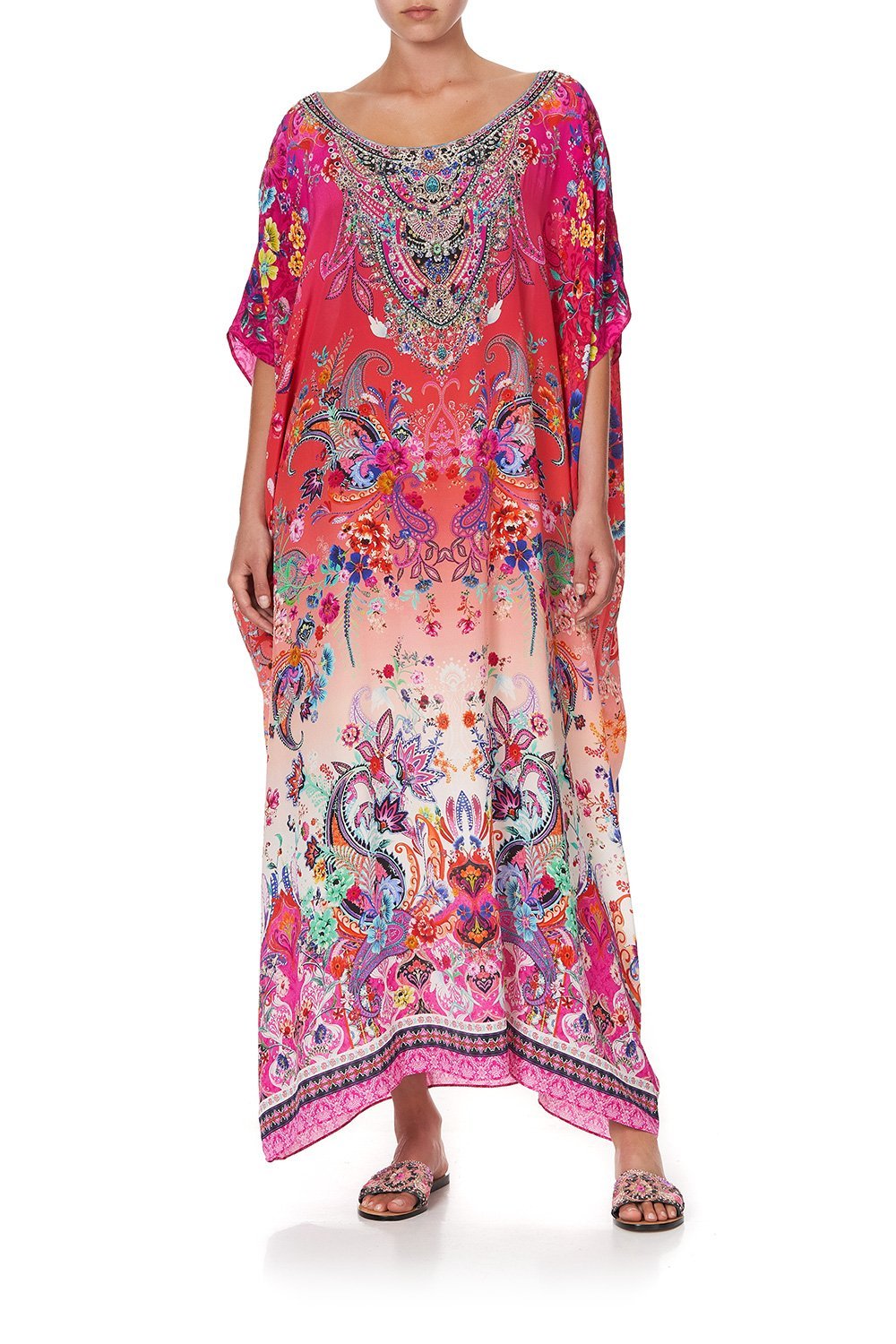 ROUND NECK KAFTAN FREE LOVE