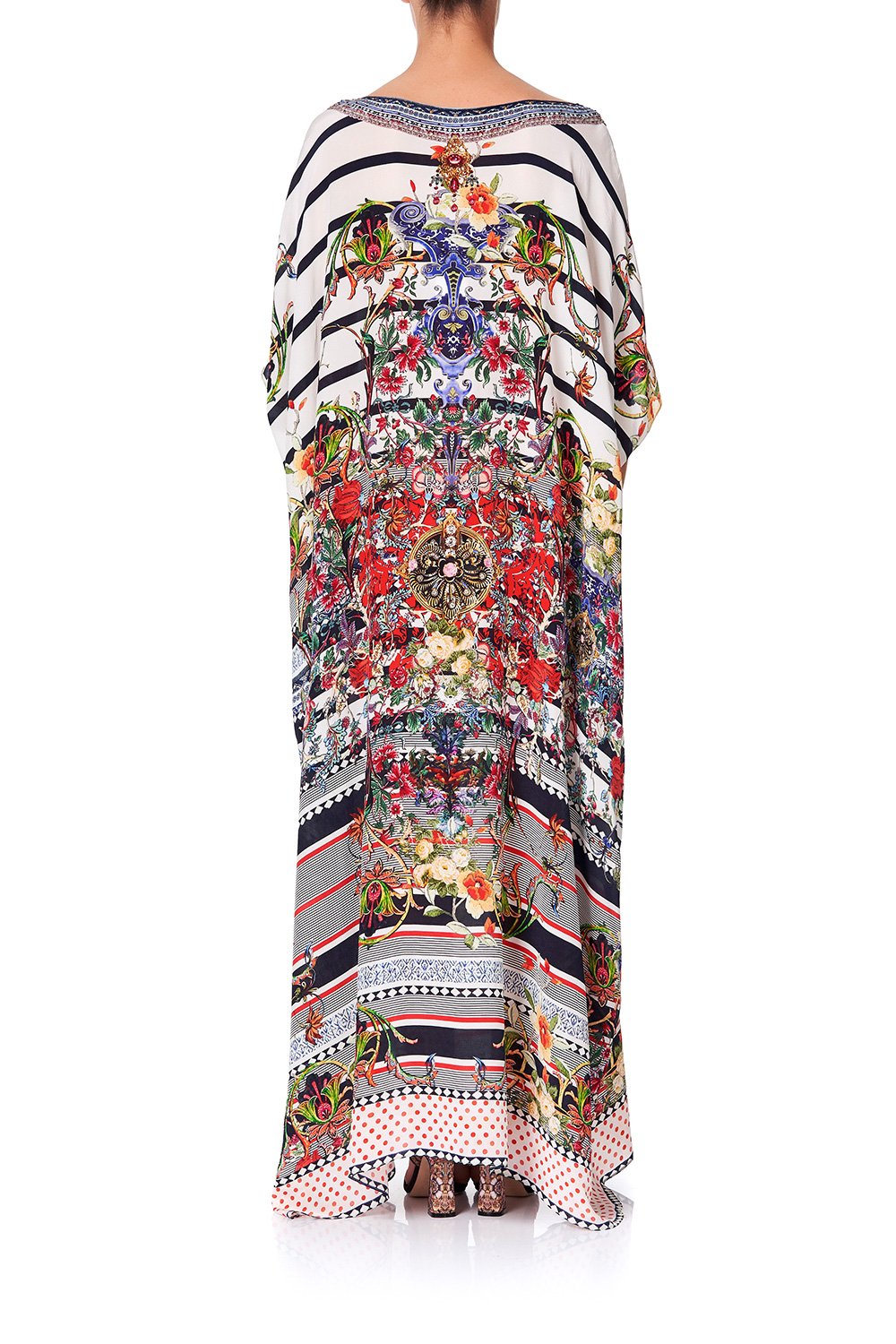 ROUND NECK KAFTAN JOIE DE VIVRE