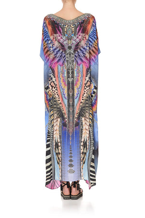 ROUND NECK KAFTAN LOVE ON THE WING