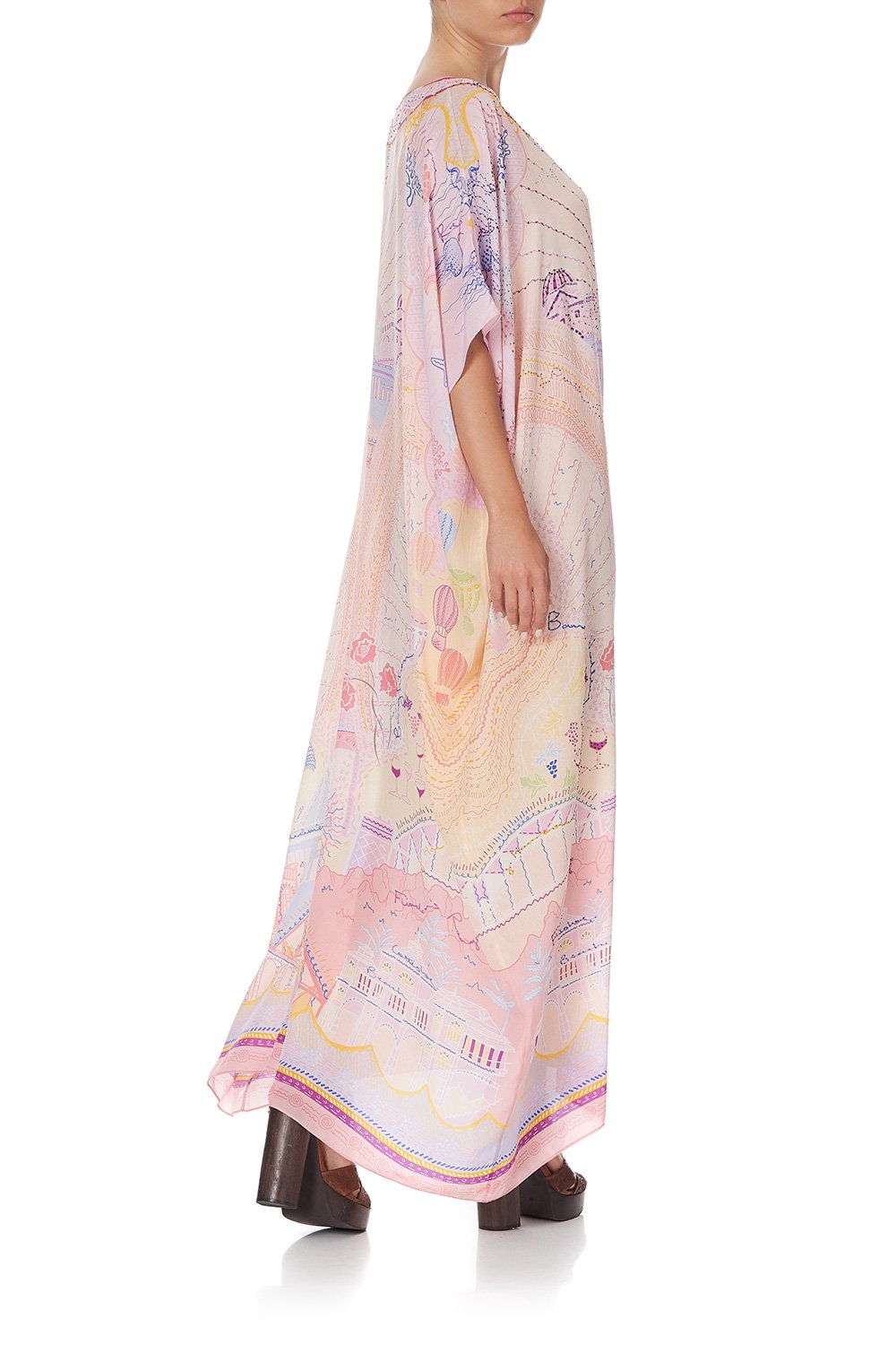 ROUND NECK KAFTAN SORBET SYDNEY