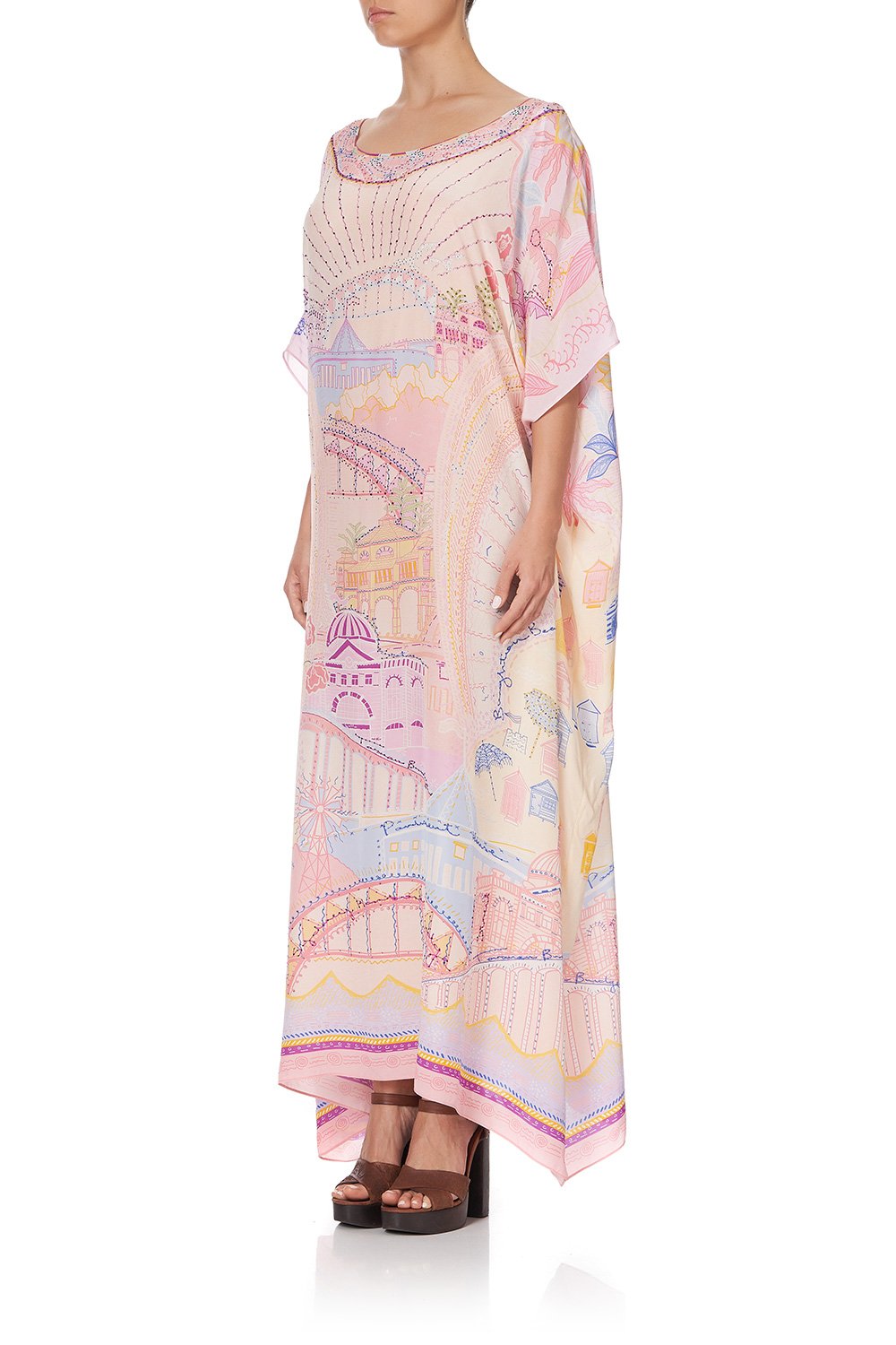 ROUND NECK KAFTAN SORBET SYDNEY
