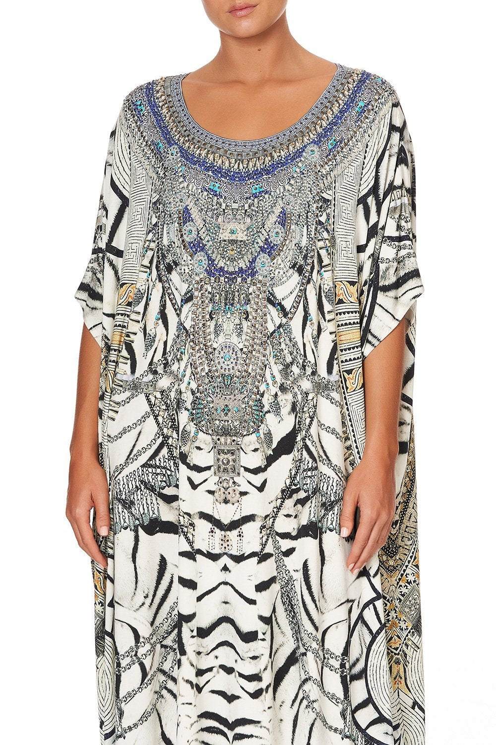 ROUND NECK LOUNGE KAFTAN WILD BELLE