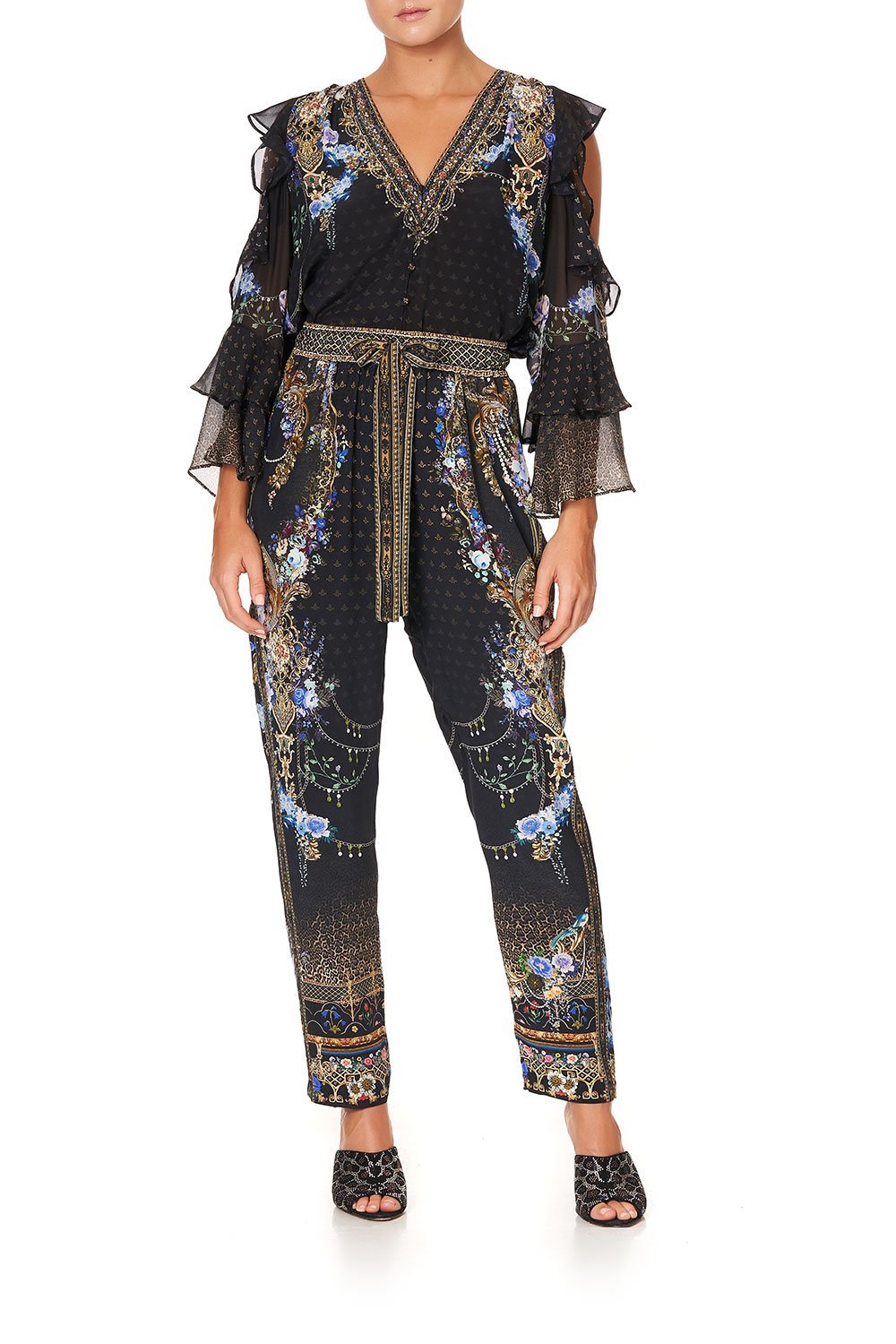 RUFFLE COLD SHOULDER BLOUSE PALACE PLAYHOUSE