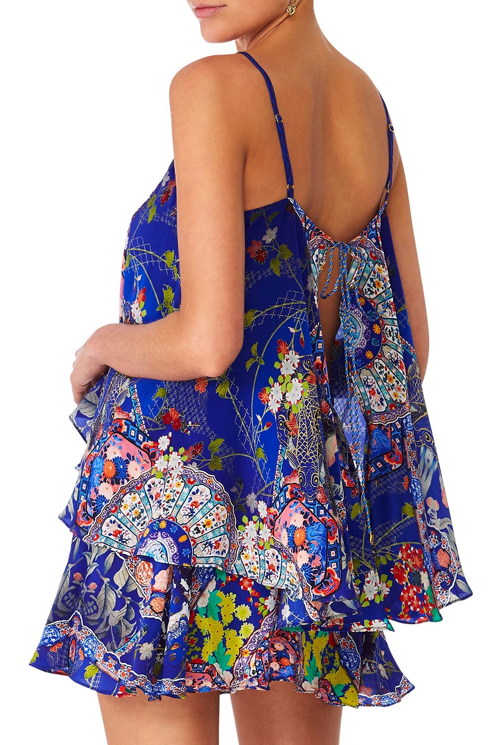 CAMILLA SATURN SISTER FLARED PLAYSUIT WOVER LAYER