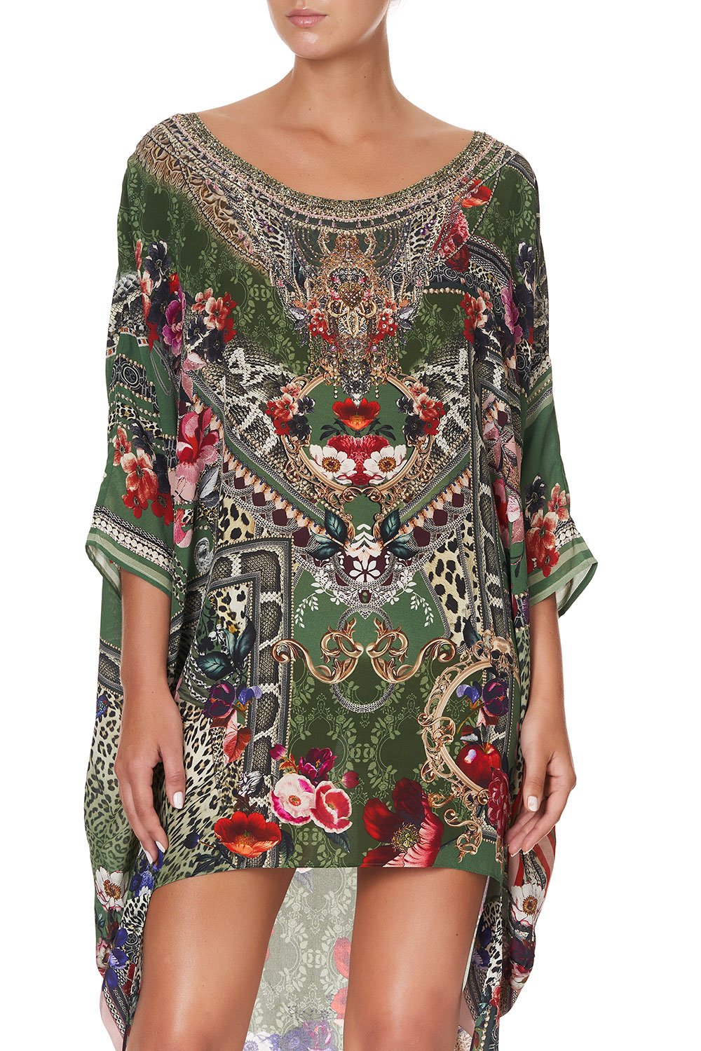 SCOOP BACK HEM DRESS TALES OF TIME