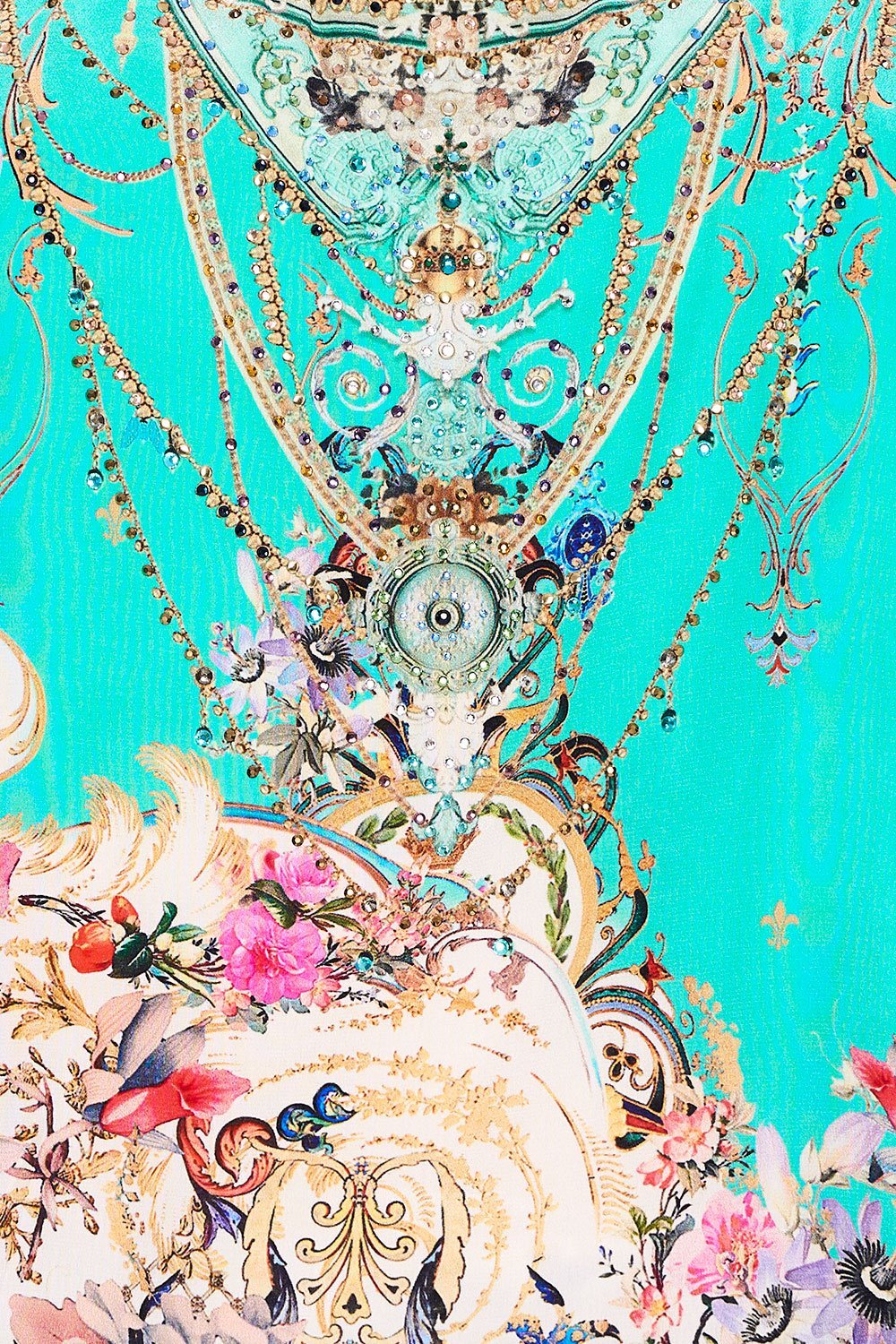 SHOESTRING STRAP PLAYSUIT FLORAISON