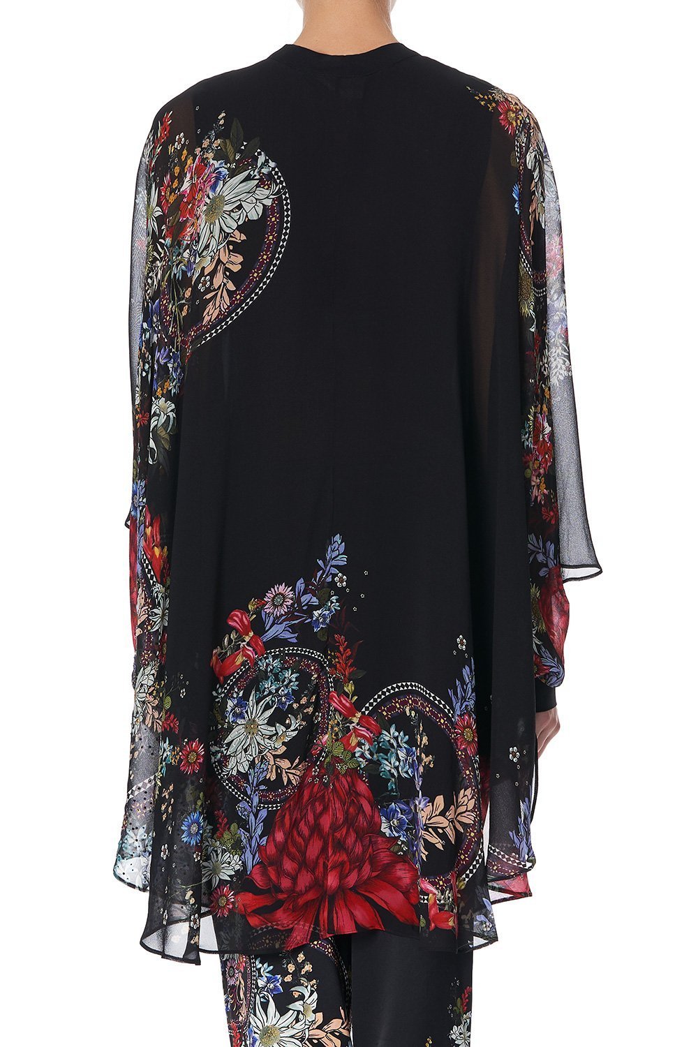 DRAPED BUTTON FRONT BLOUSE MS MATILDA