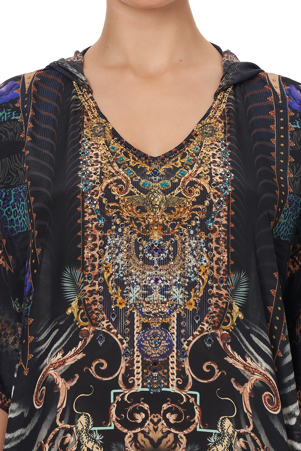 SHORT HOODED KAFTAN SHES GOT GRACE