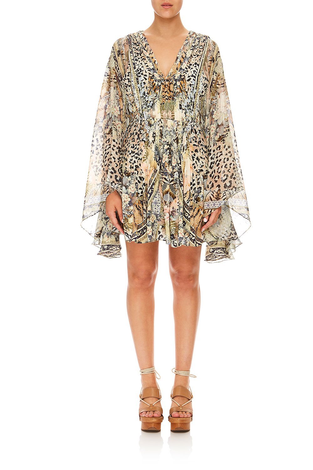 CAMILLA SHORT KAFTAN WITH PLEAT BODICE MOTO MAIKO