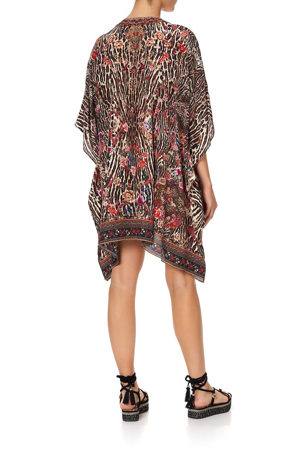 SHORT LACE UP KAFTAN LIV A LITTLE