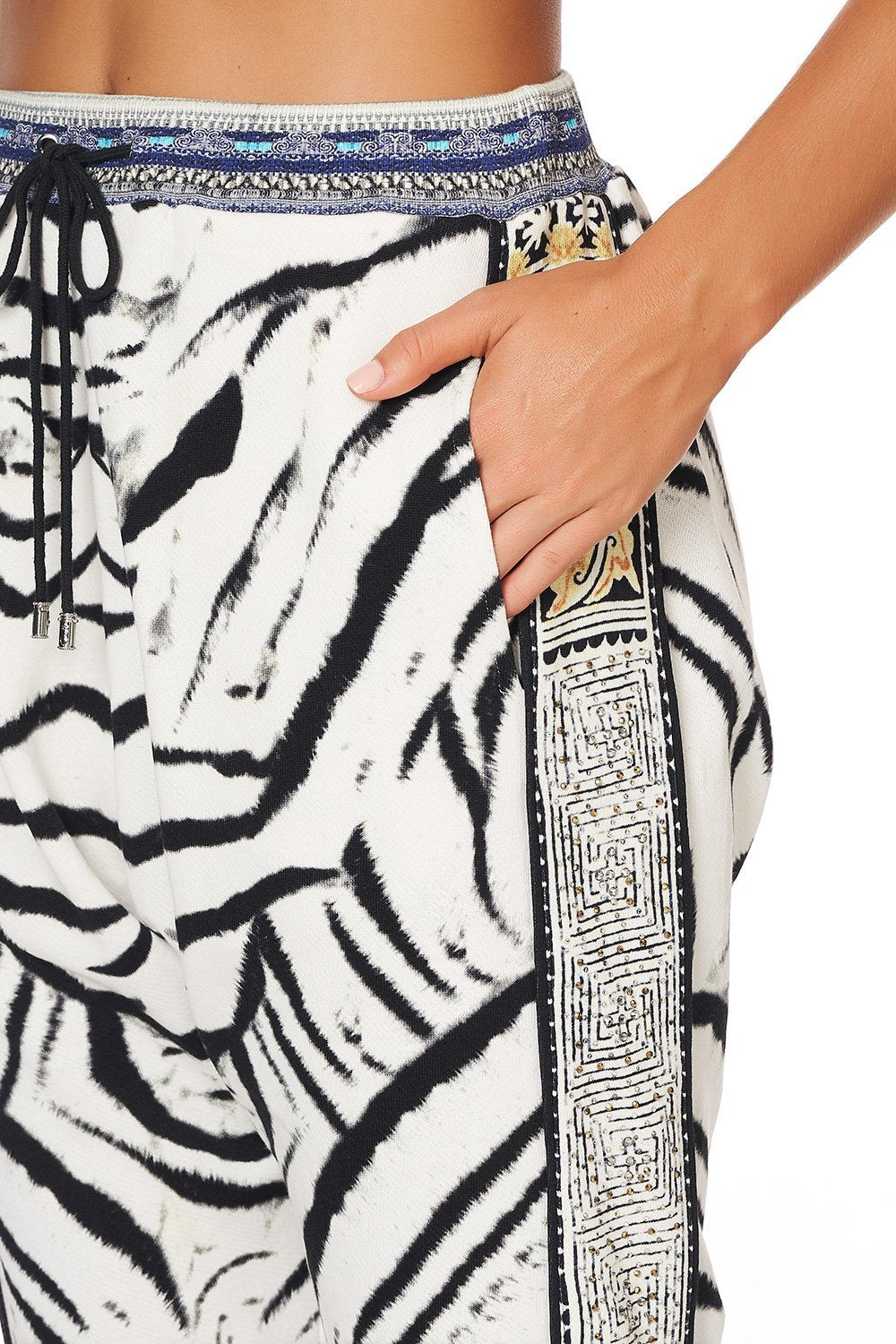 SIDE PANEL JERSEY PANT WILD BELLE