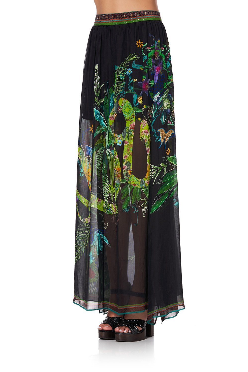 SIDE SPLIT OVERLAY SKIRT RIVER CRUISE