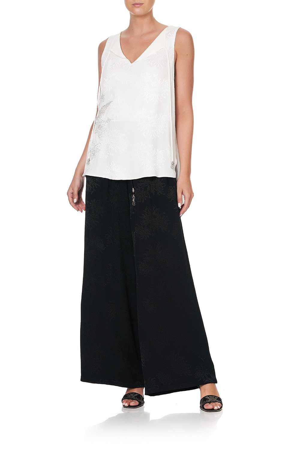 SIDE SPLIT TOP SILVER LININGS