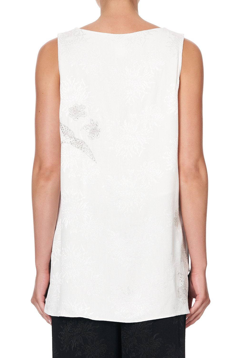 SIDE SPLIT TOP SILVER LININGS