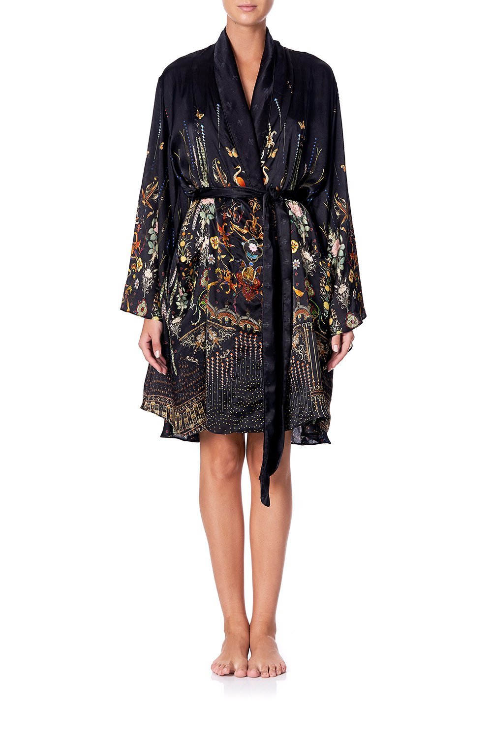 SLEEPWEAR FLARED SLEEVE DRESSING GOWN REBELLE REBELLE