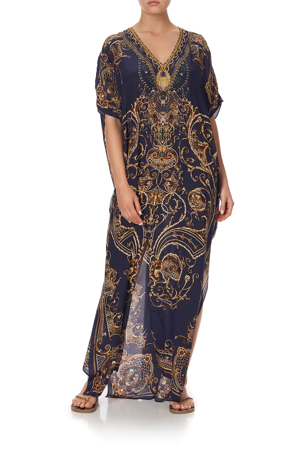 SLIM FIT KAFTAN WITH SPLIT SEVEN DAY WEEKEND