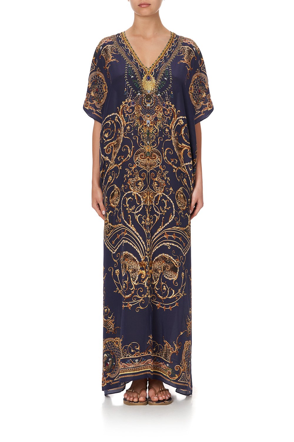 SLIM FIT KAFTAN WITH SPLIT SEVEN DAY WEEKEND