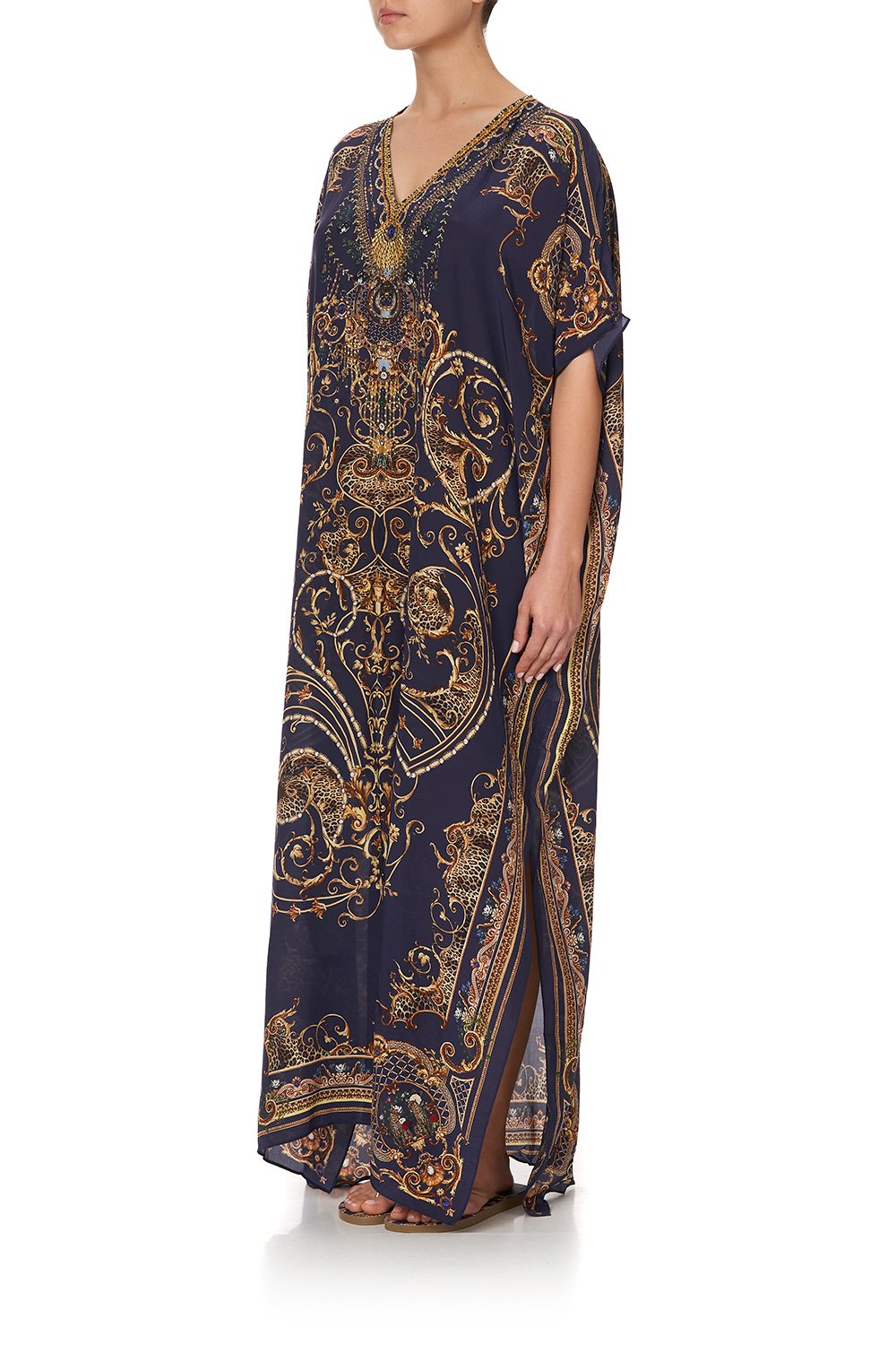 SLIM FIT KAFTAN WITH SPLIT SEVEN DAY WEEKEND