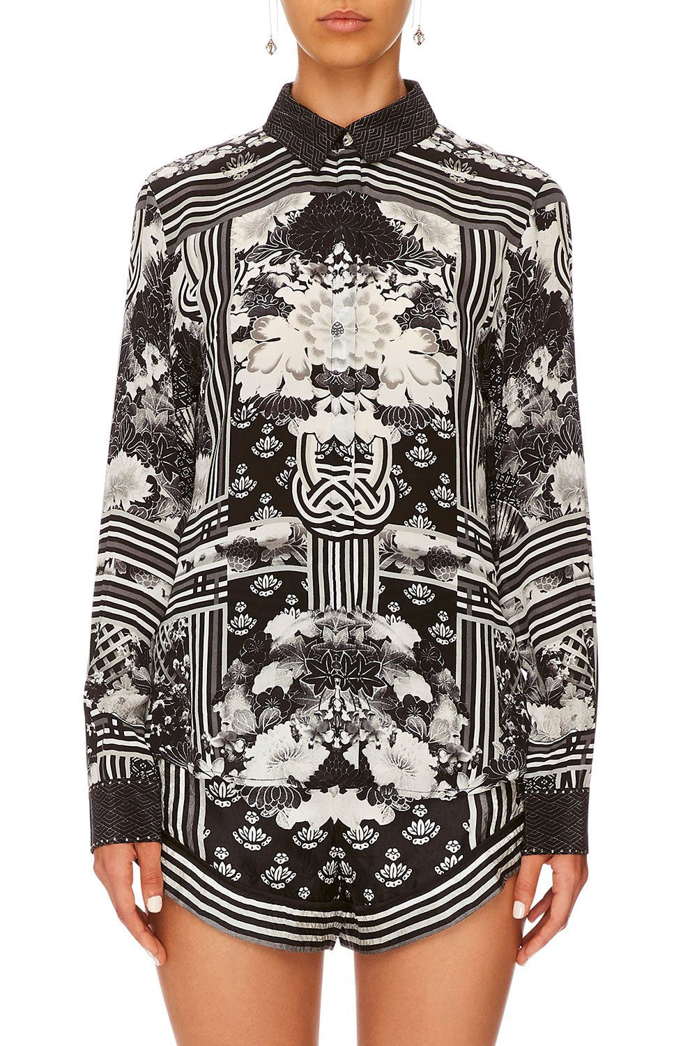 CAMILLA WILD MOONCHILD SLIM FIT LONG SLEEVE SHIRT