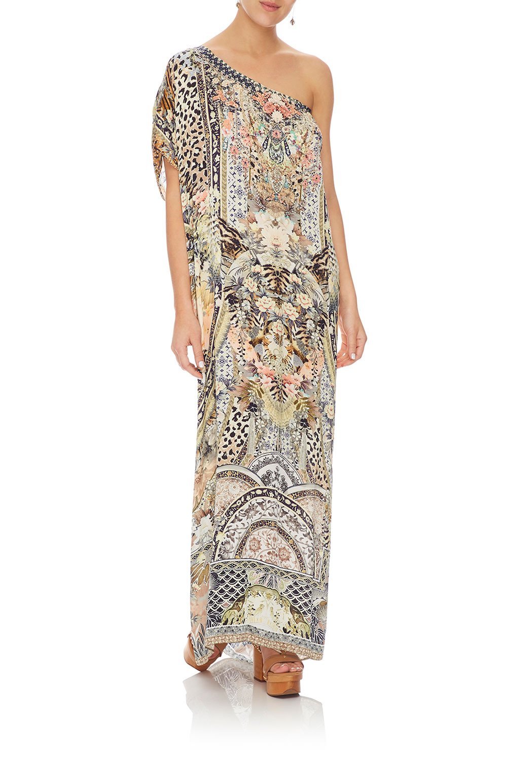 CAMILLA SLIM ROUND NECK KAFTAN MOTO MAIKO