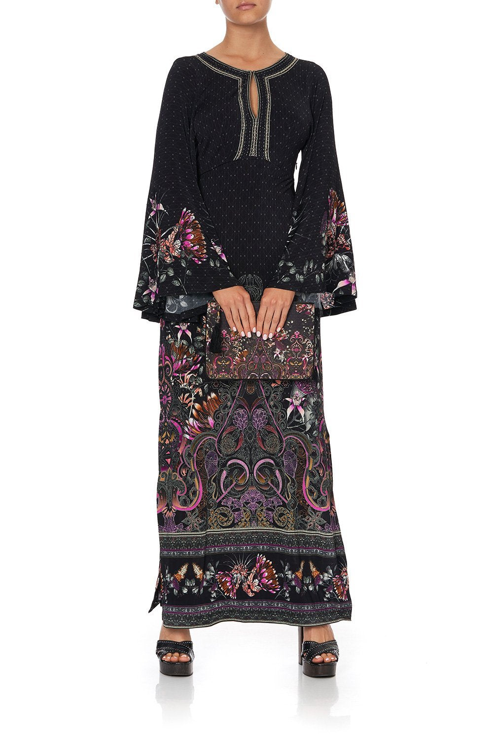 SMALL CANVAS CLUTCH RESTLESS NIGHTS