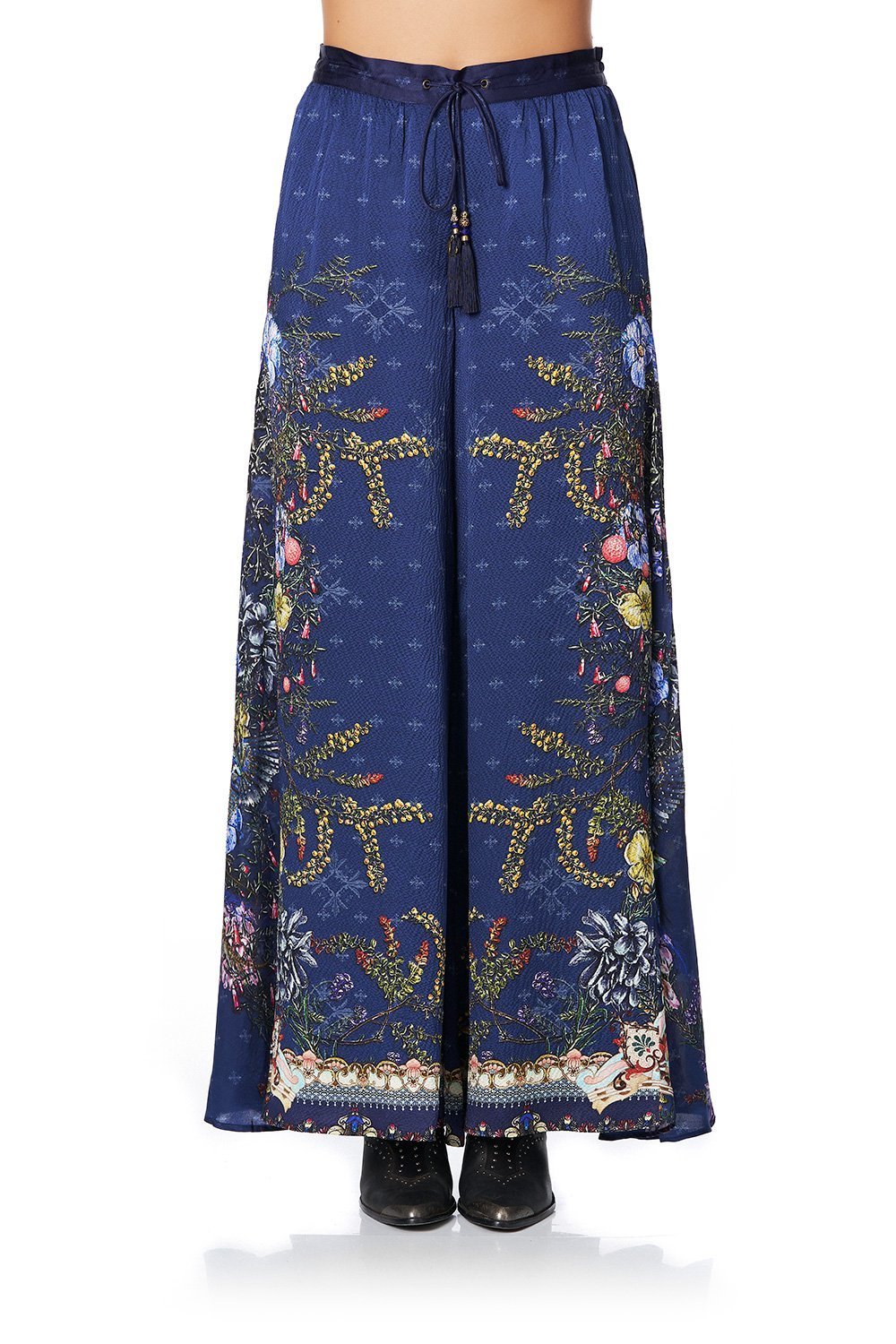 SOFT PANT WITH GODETS SOUTHERN TWILIGHT