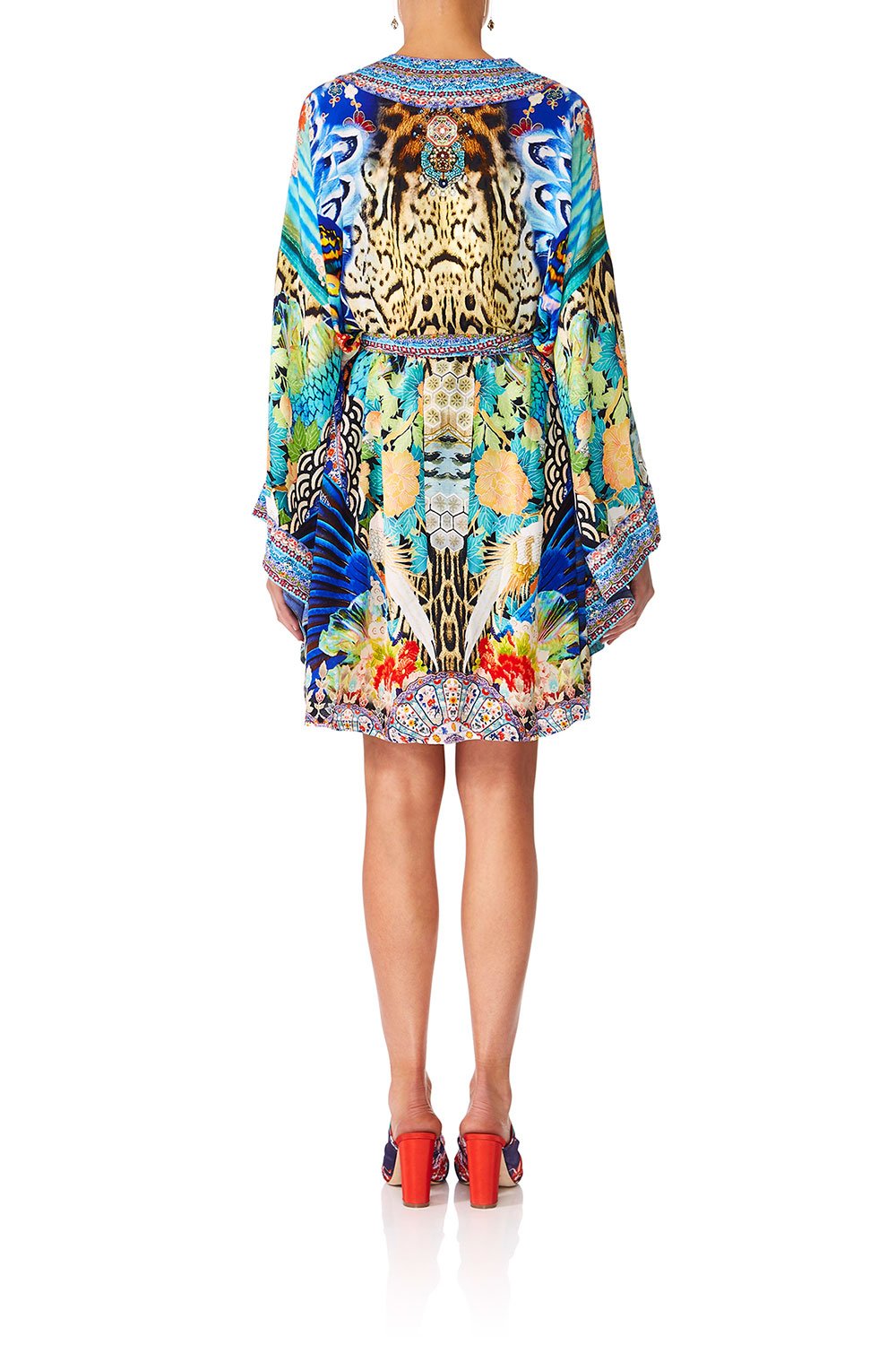 CAMILLA SPACE COWGIRL KIMONO WTIE BELT