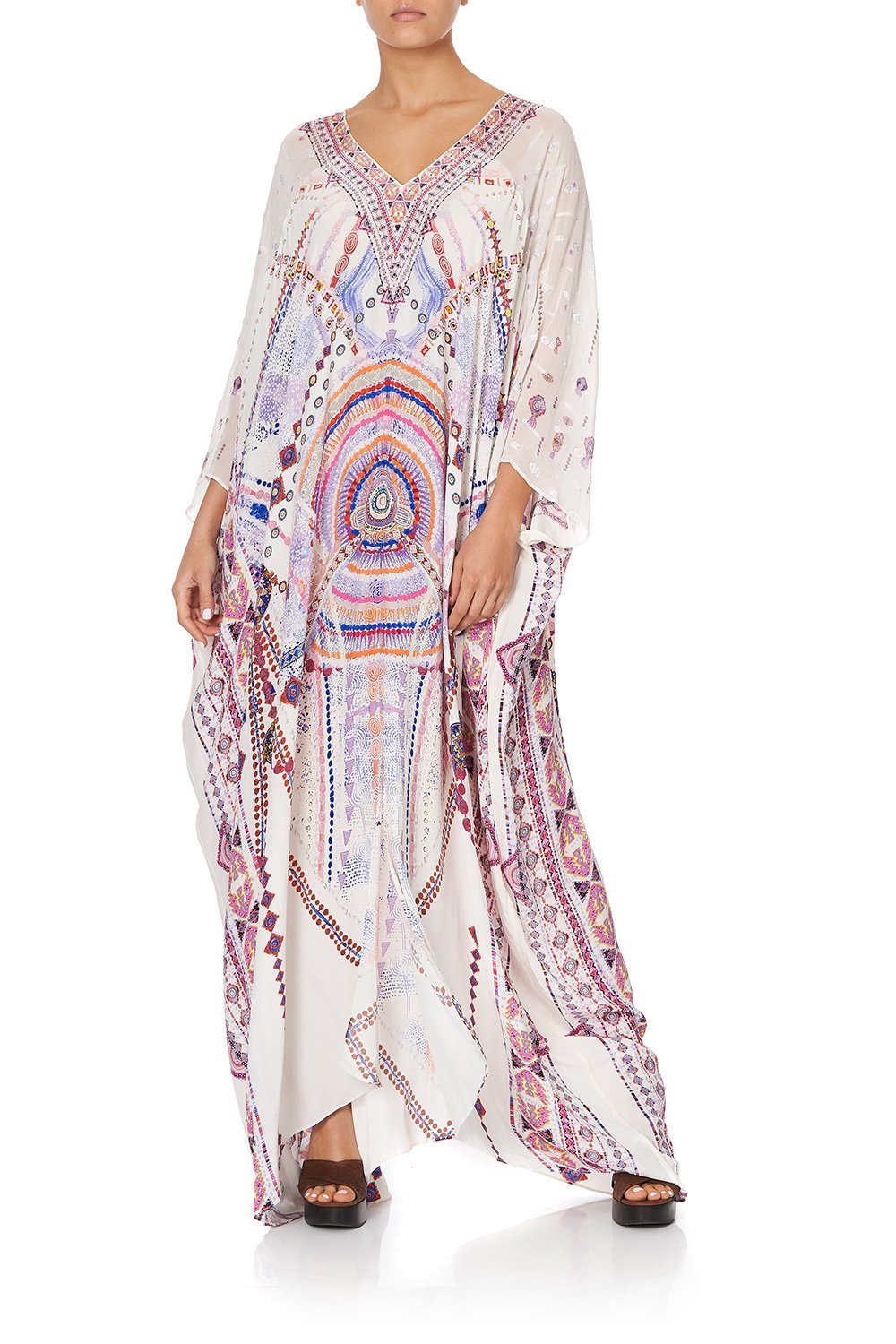 SPLIT FRONT KAFTAN WITH SEAMS TANAMI ROAD