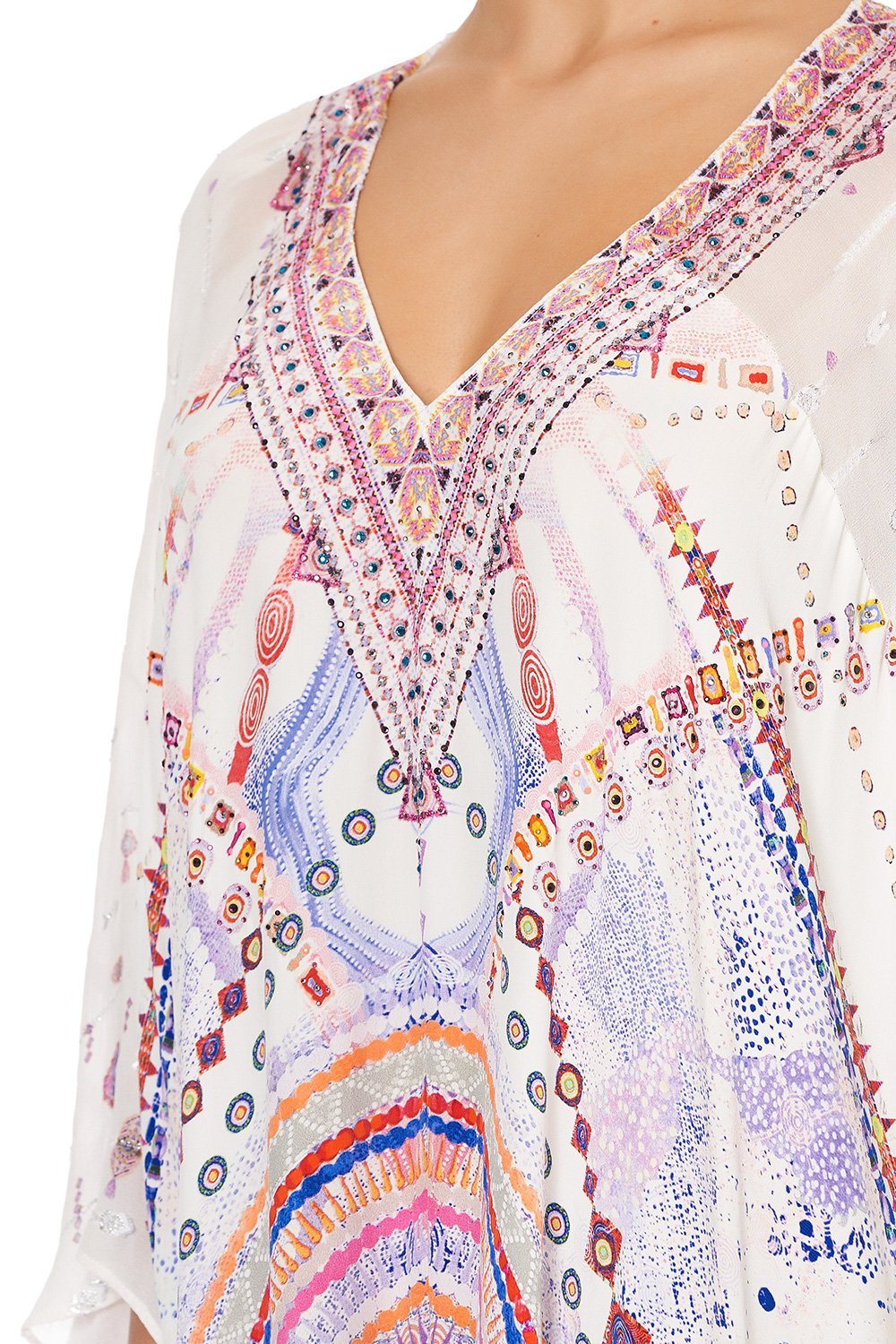 SPLIT FRONT KAFTAN WITH SEAMS TANAMI ROAD