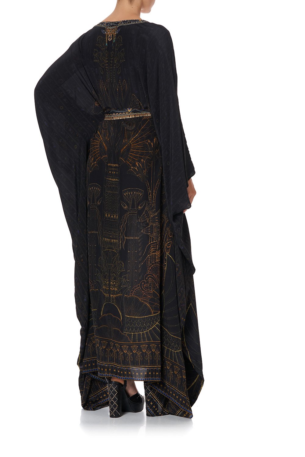 SPLIT HEM LACE UP KAFTAN COBRA KING