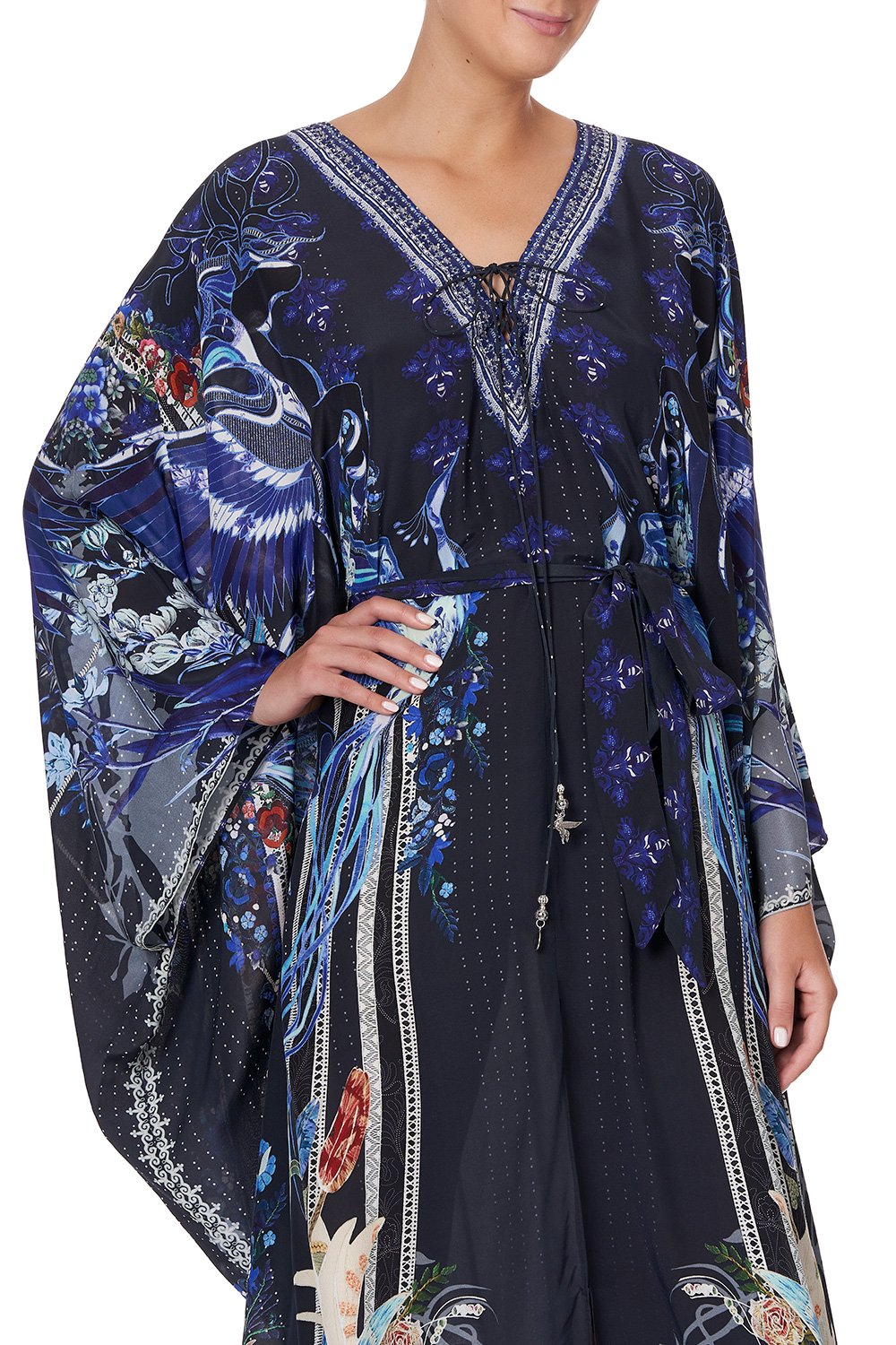 SPLIT HEM LACE UP KAFTAN MARE MYSTIQUE